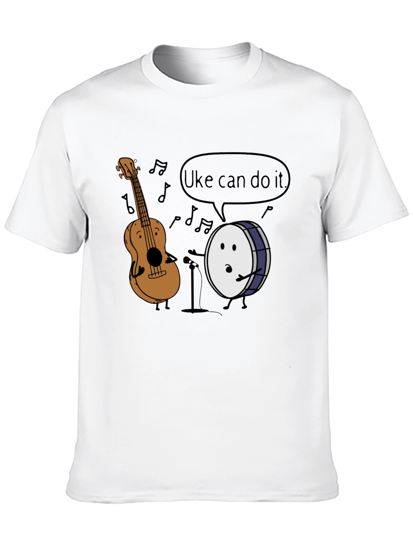 Uke Can Do It T-Shirt: Music Pun Tee