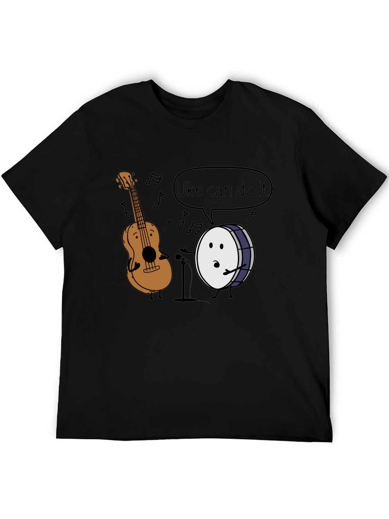 Uke Can Do It T-Shirt: Music Pun Tee