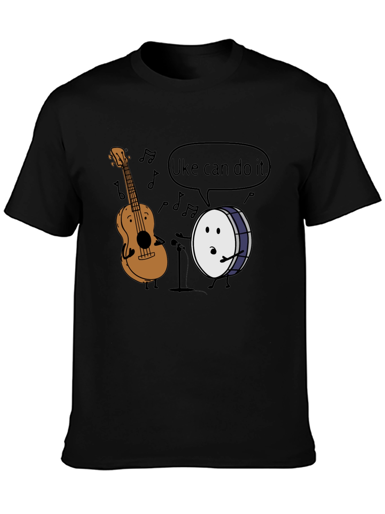 Uke Can Do It T-Shirt: Music Pun Tee