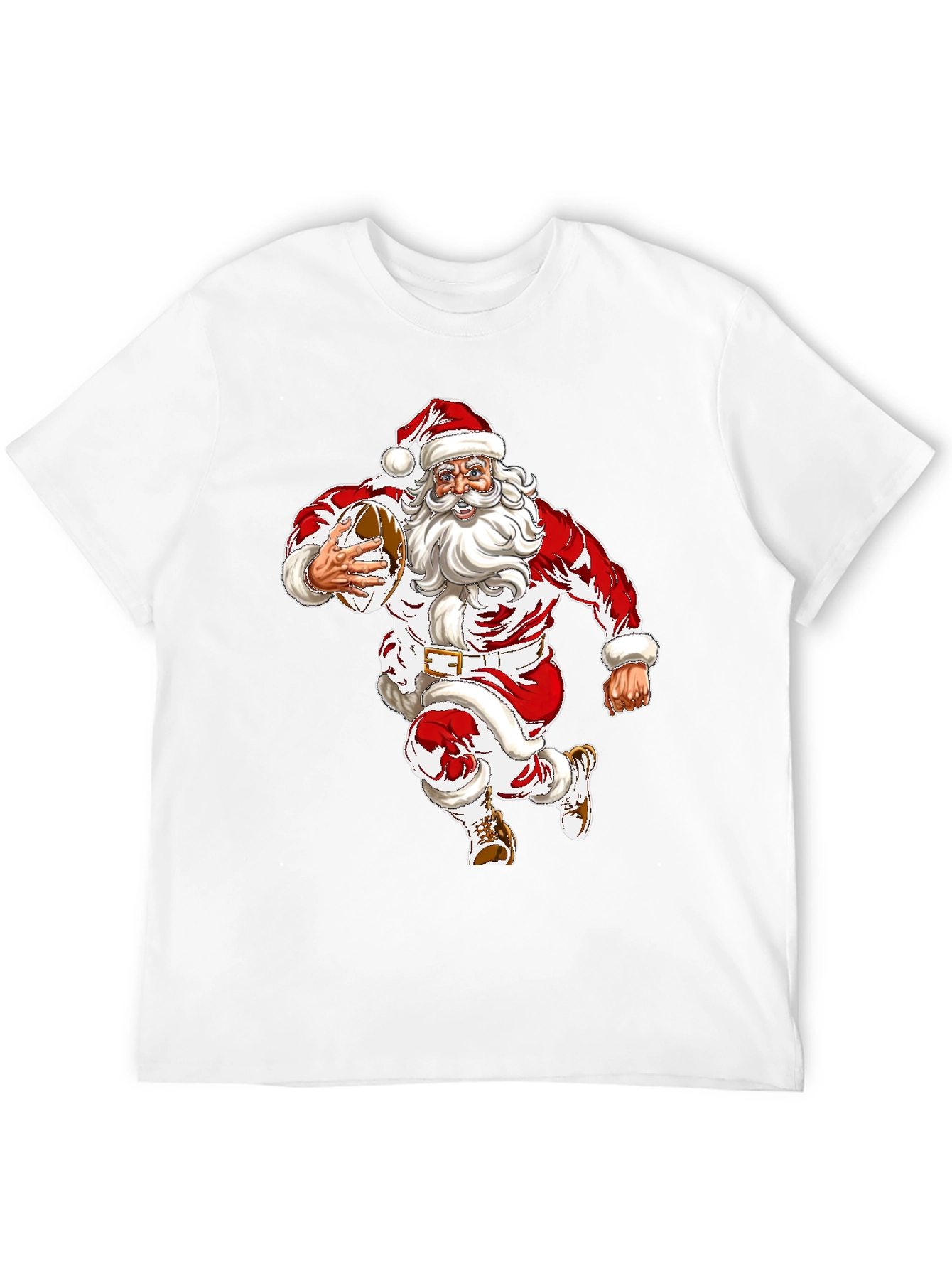 Santa Football T-Shirt