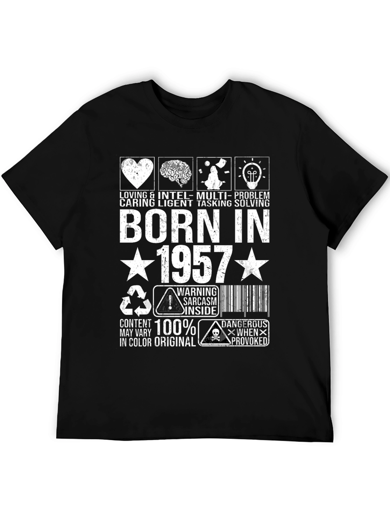 Born In 1957 Graphic T-Shirt