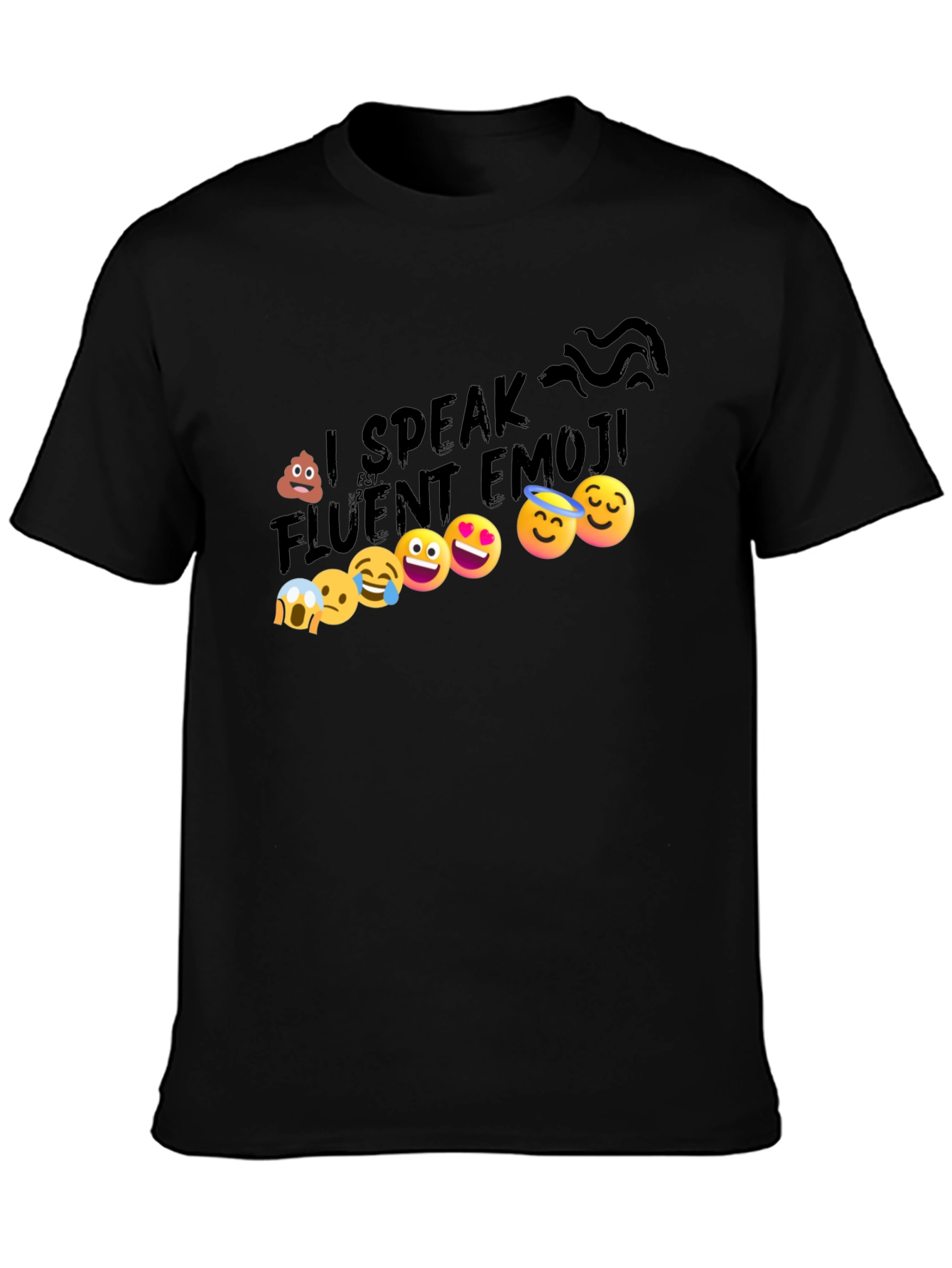 I Speak Fluent Emoji Graphic T-Shirt