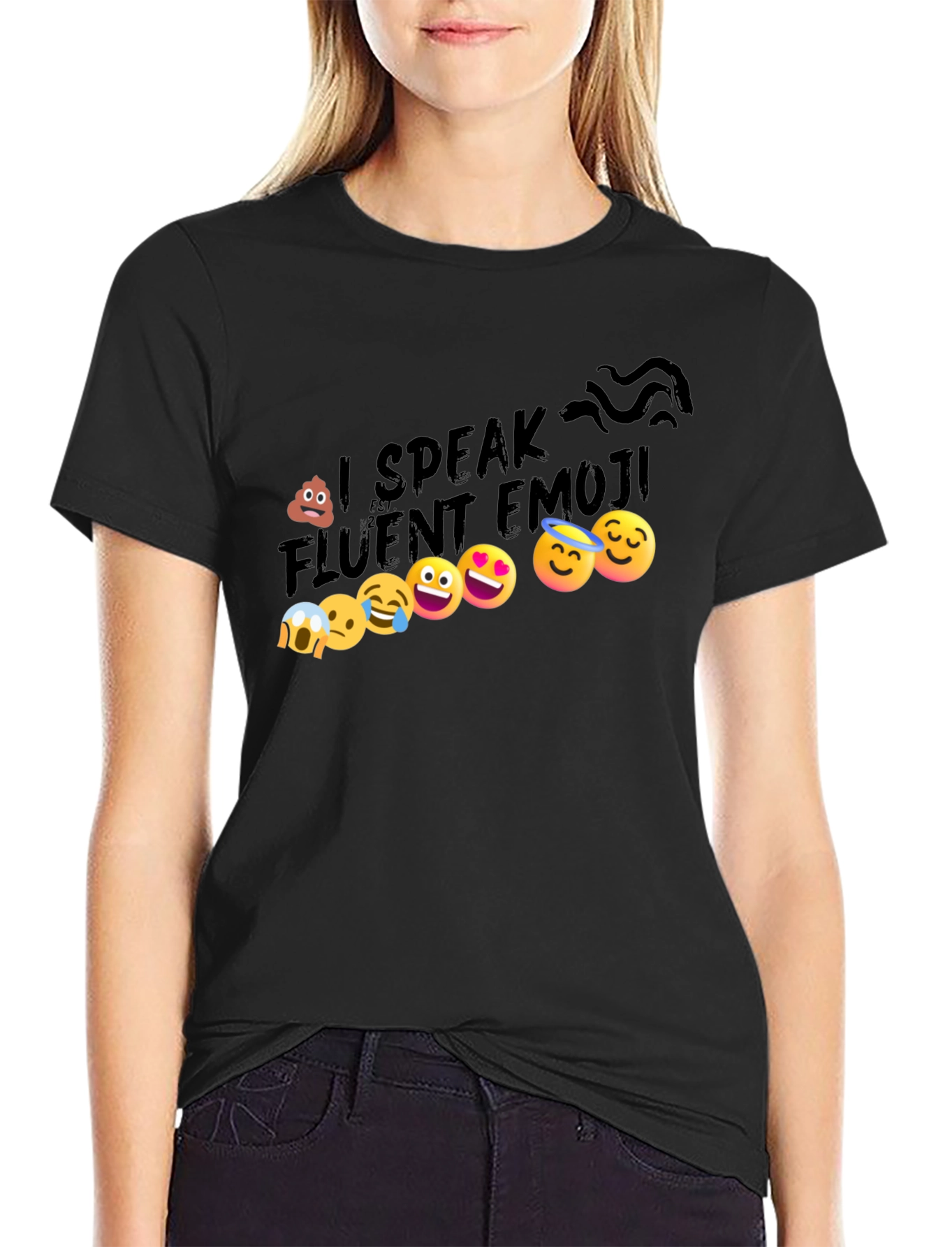 I Speak Fluent Emoji Graphic T-Shirt
