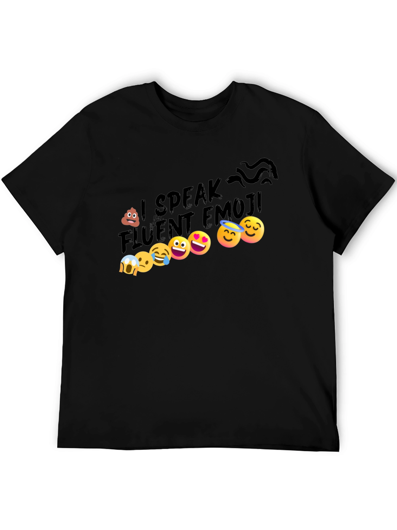 I Speak Fluent Emoji Graphic T-Shirt
