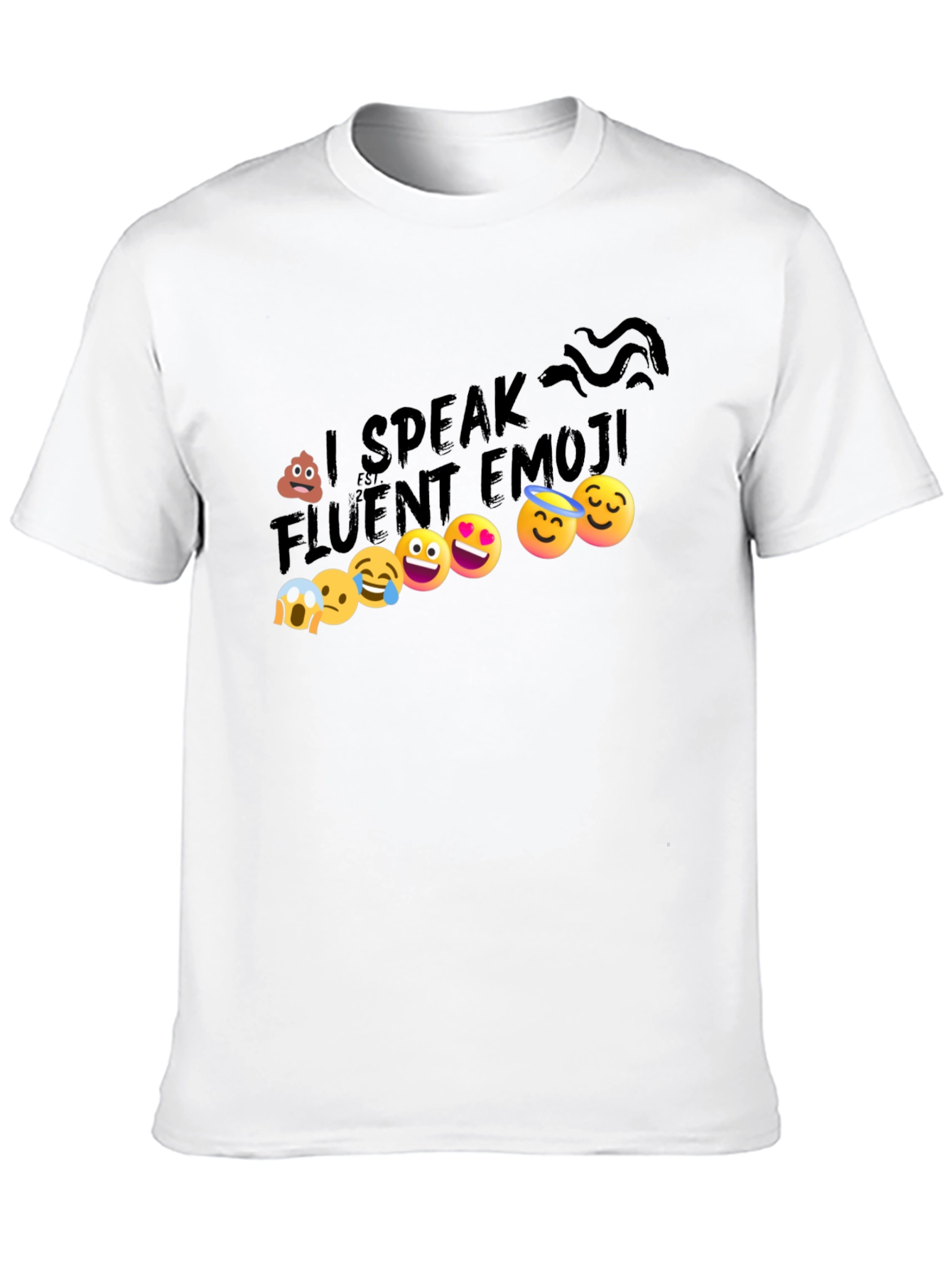 I Speak Fluent Emoji Graphic T-Shirt