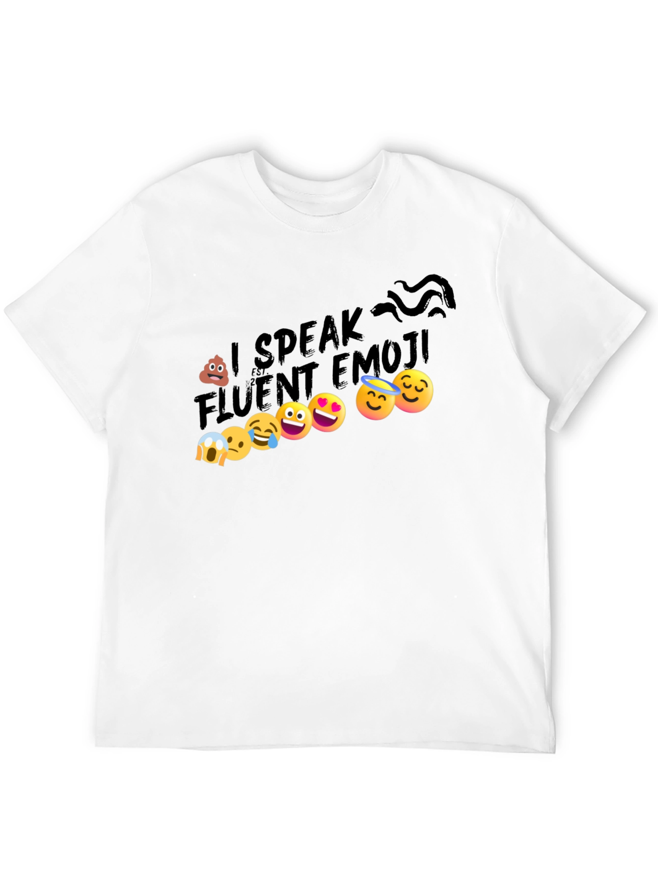 I Speak Fluent Emoji Graphic T-Shirt