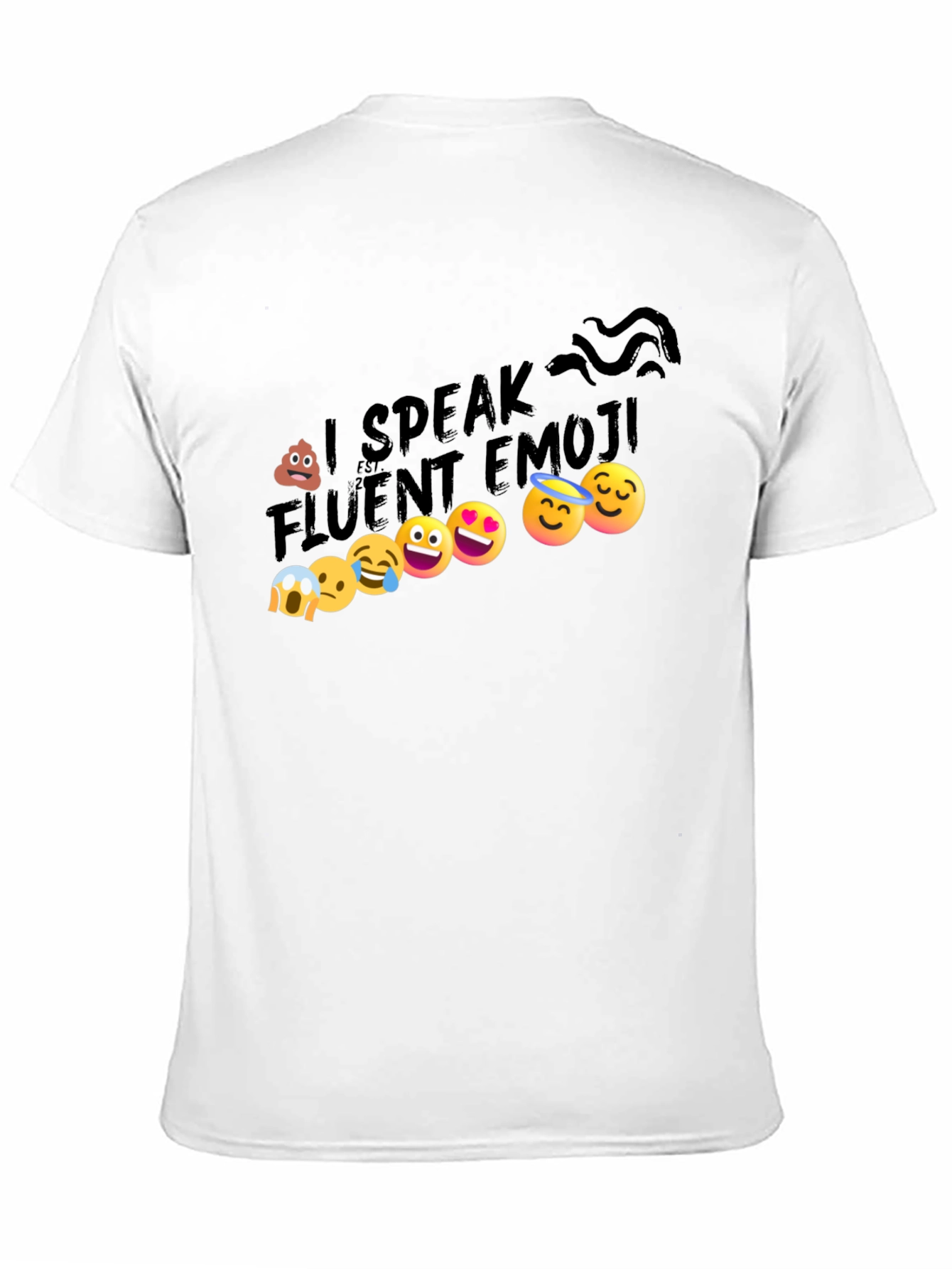 I Speak Fluent Emoji Graphic T-Shirt