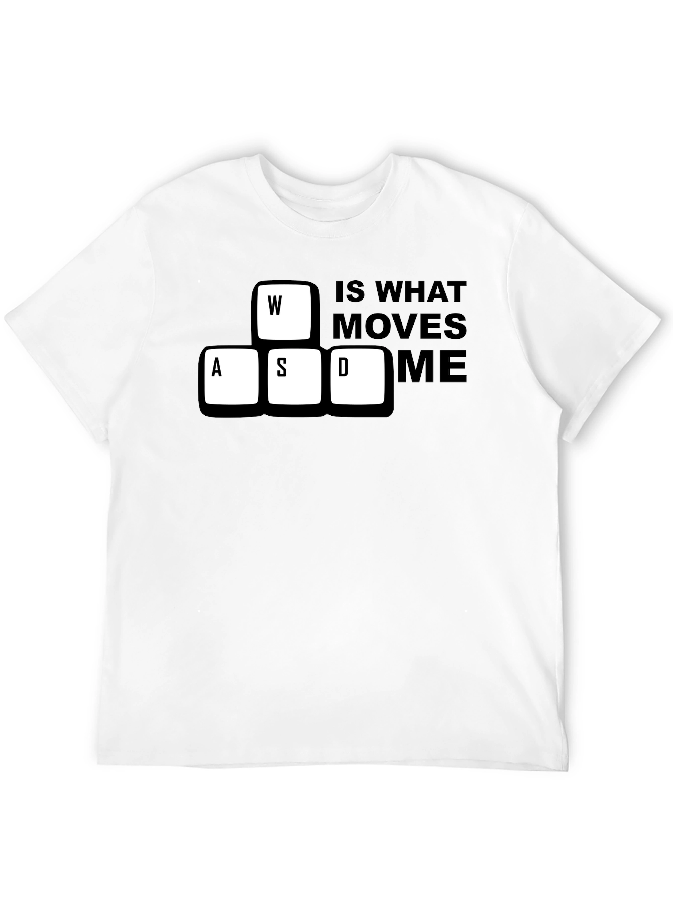 Gamer WASD Keyboard Black T-Shirt