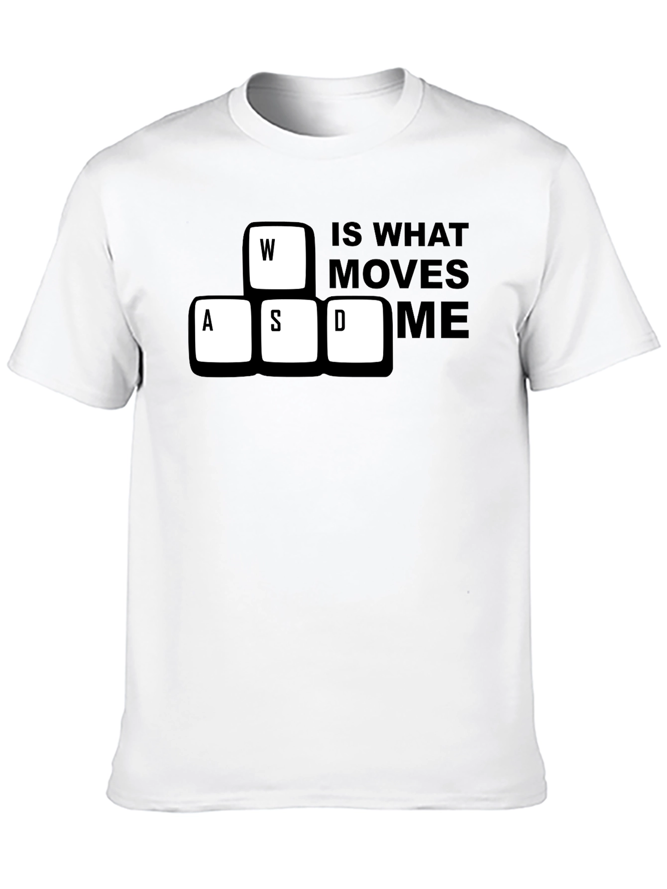 Gamer WASD Keyboard Black T-Shirt
