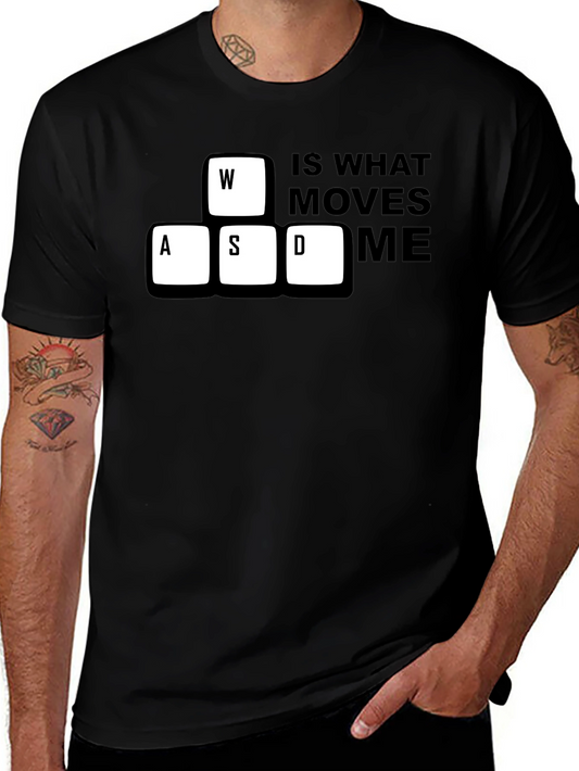 Gamer WASD Keyboard Black T-Shirt