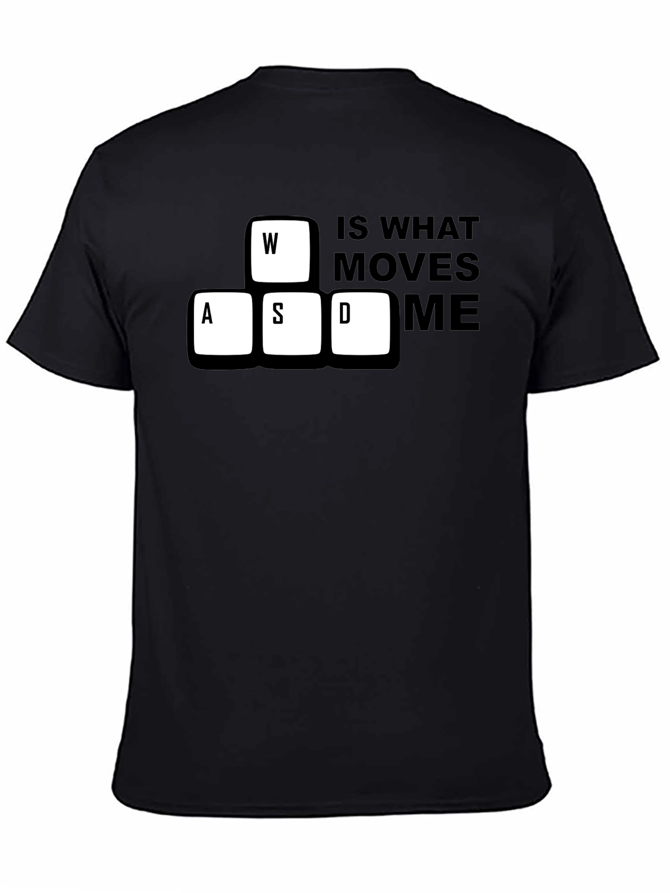 Gamer WASD Keyboard Black T-Shirt
