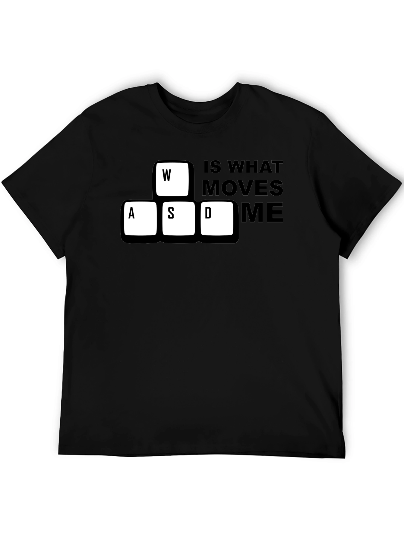 Gamer WASD Keyboard Black T-Shirt