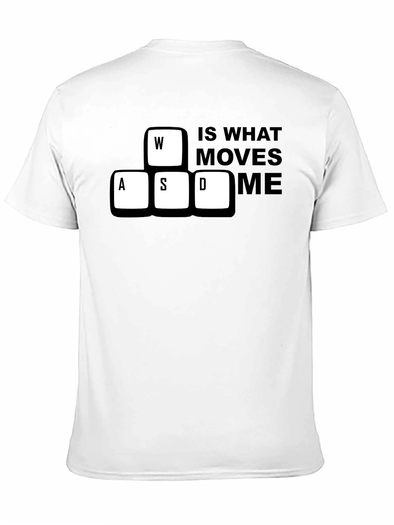 Gamer WASD Keyboard Black T-Shirt