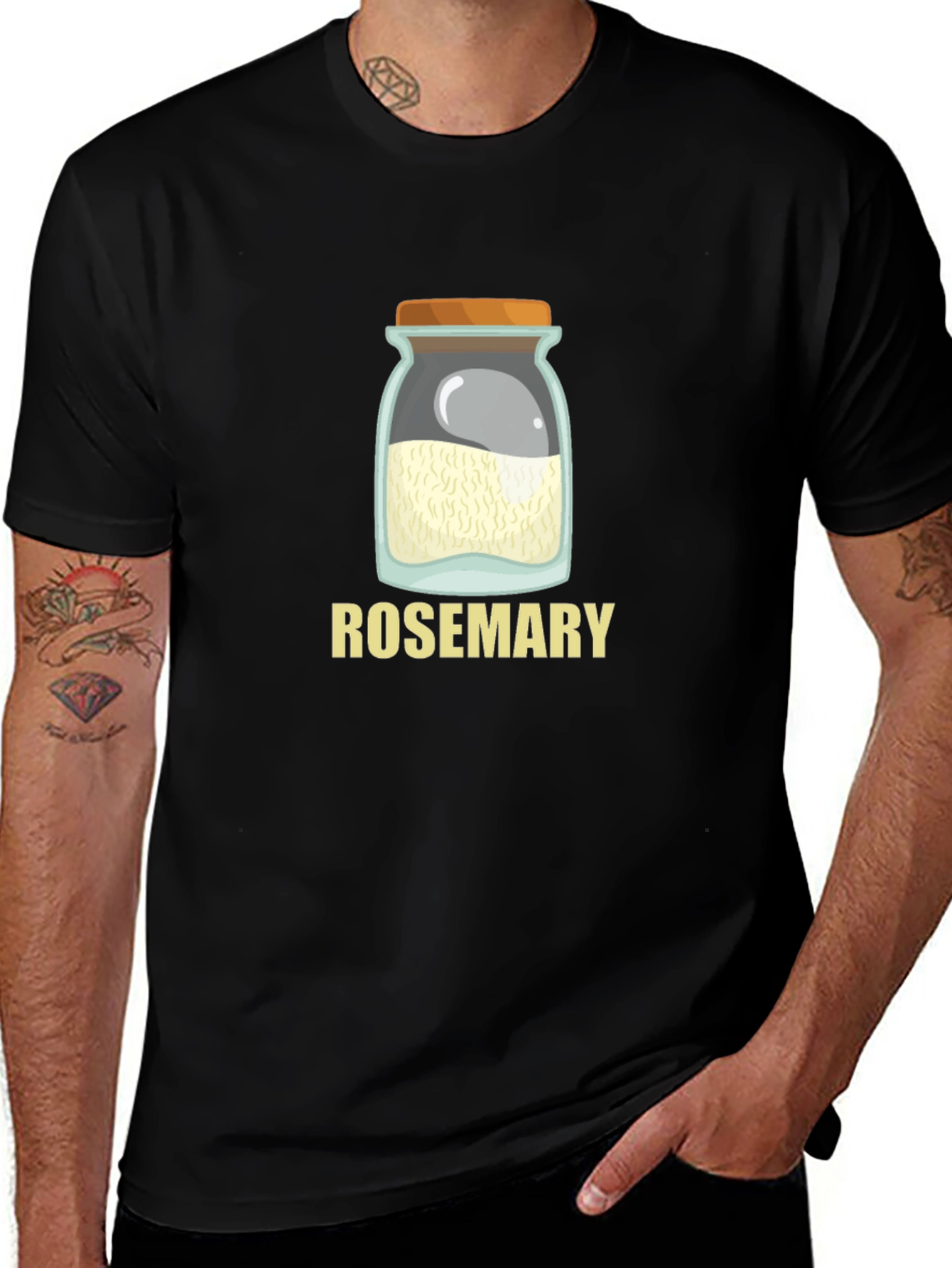 Rosemary Jar T-Shirt - Herb Lovers Tee