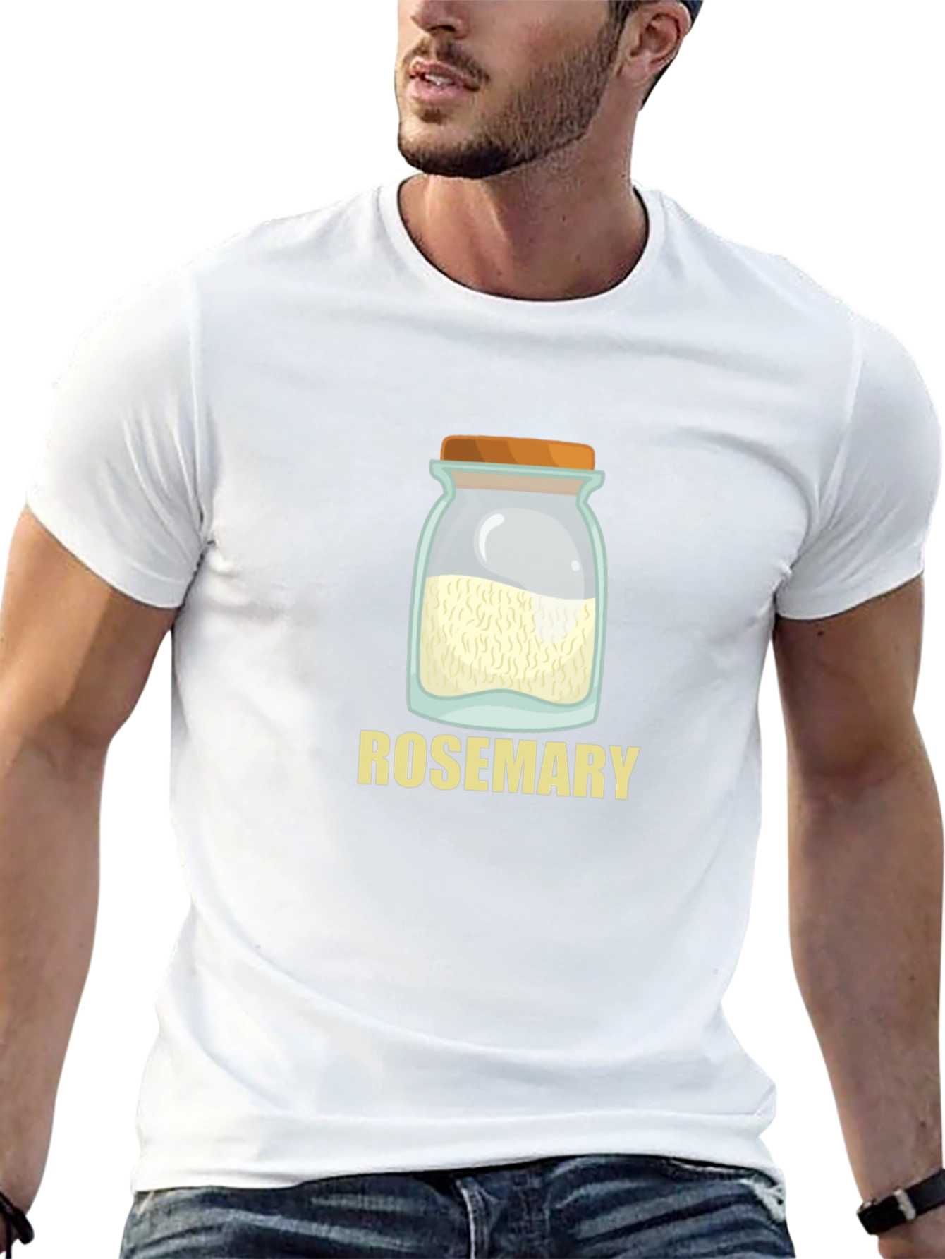 Rosemary Jar T-Shirt - Herb Lovers Tee