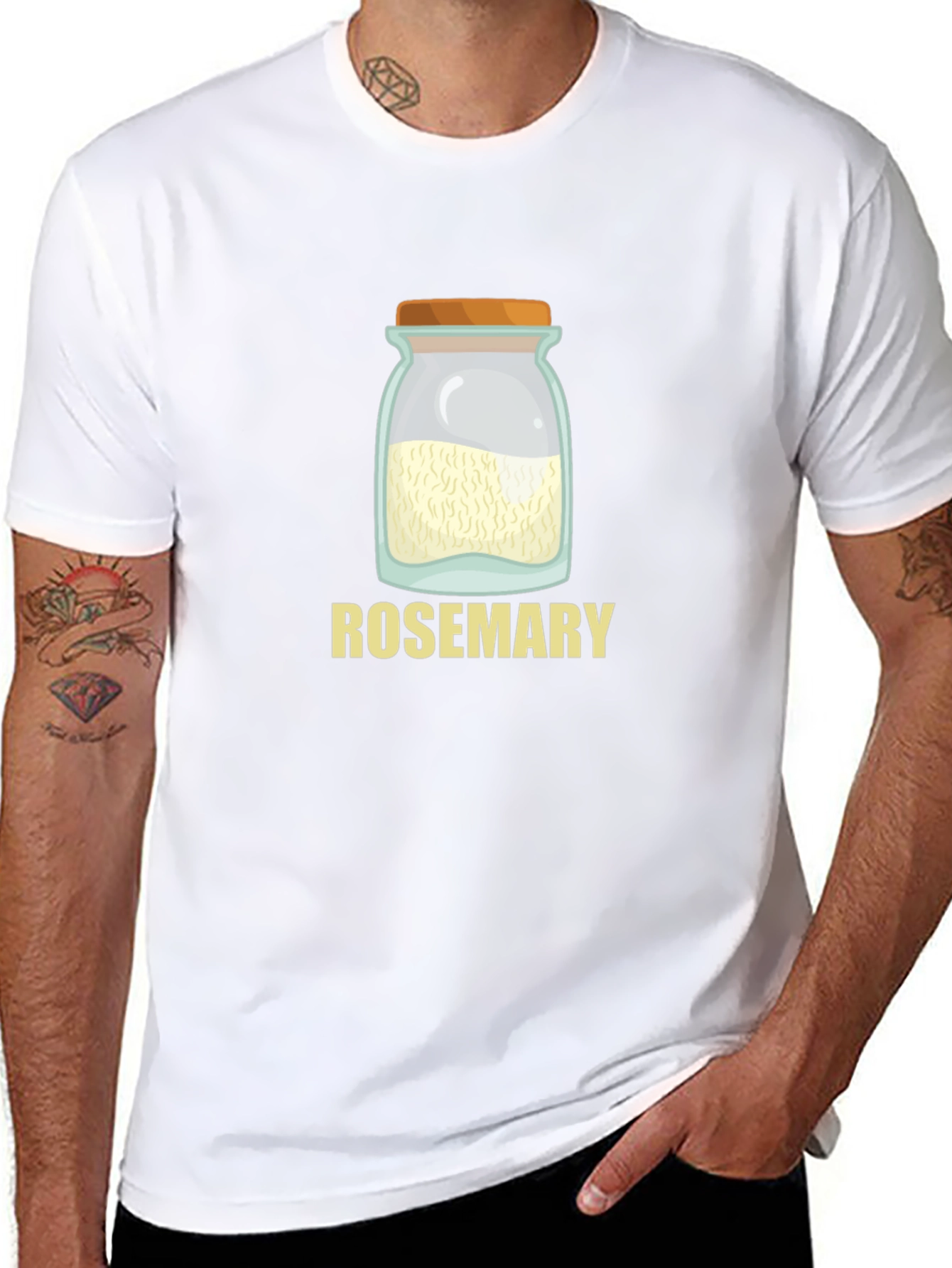 Rosemary Jar T-Shirt - Herb Lovers Tee