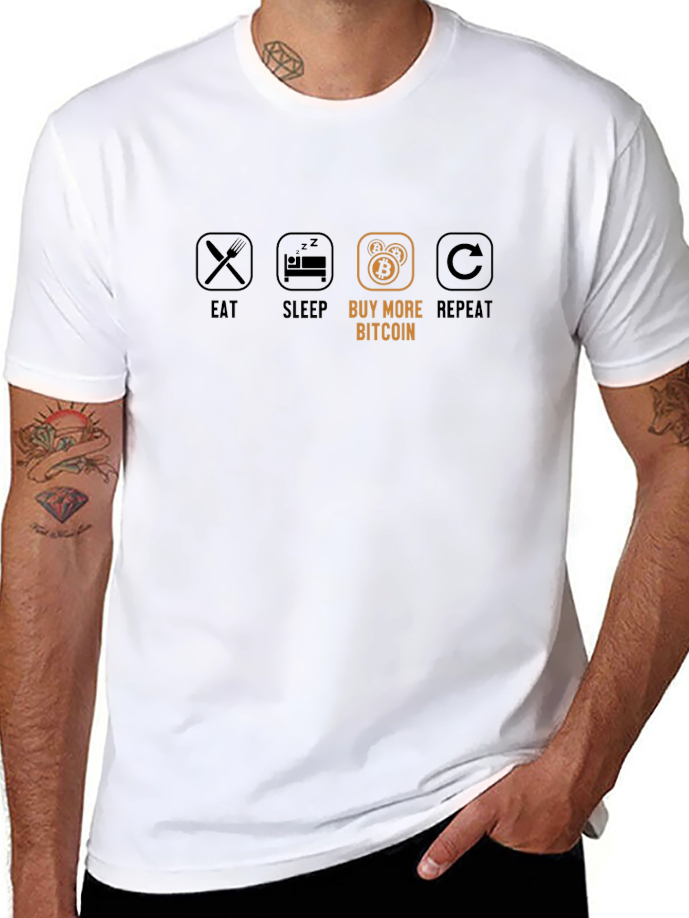 Eat Sleep Buy Bitcoin T-Shirt