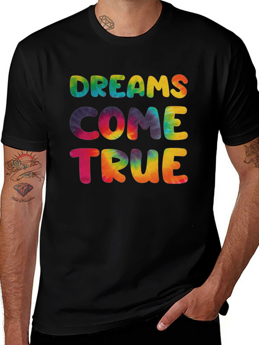 Dreams Come True Tie-Dye Graphic Tee