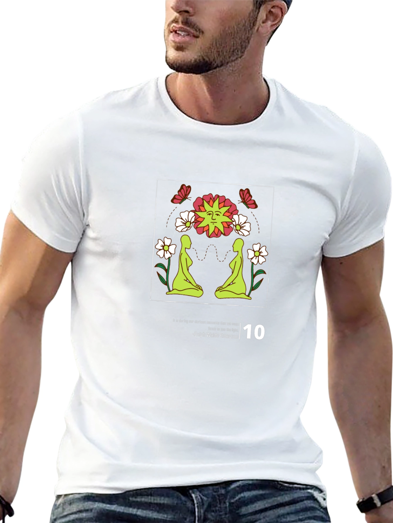 Sun Flower Graphic T-Shirt