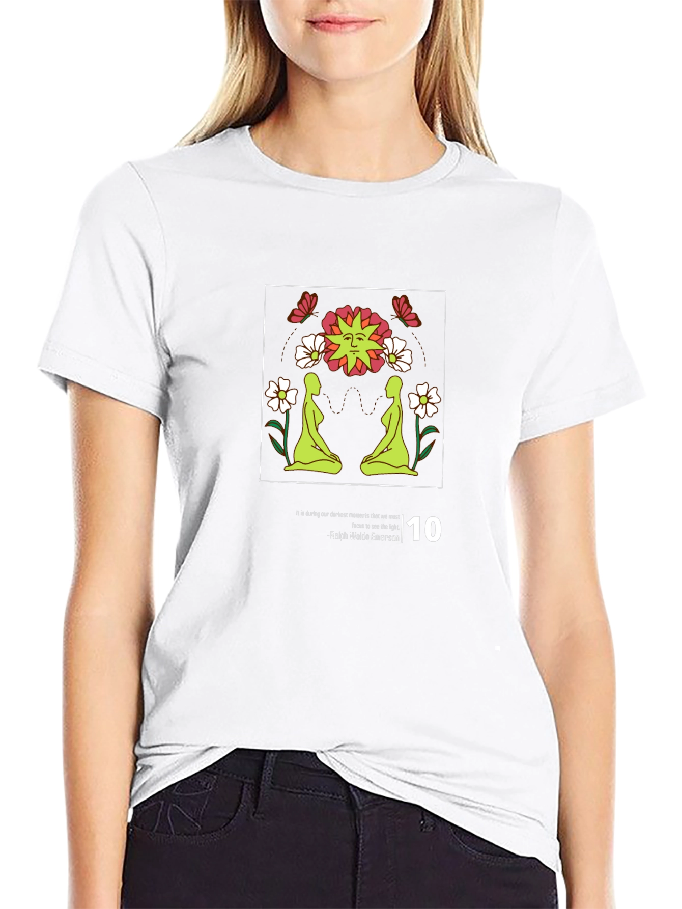 Sun Flower Graphic T-Shirt