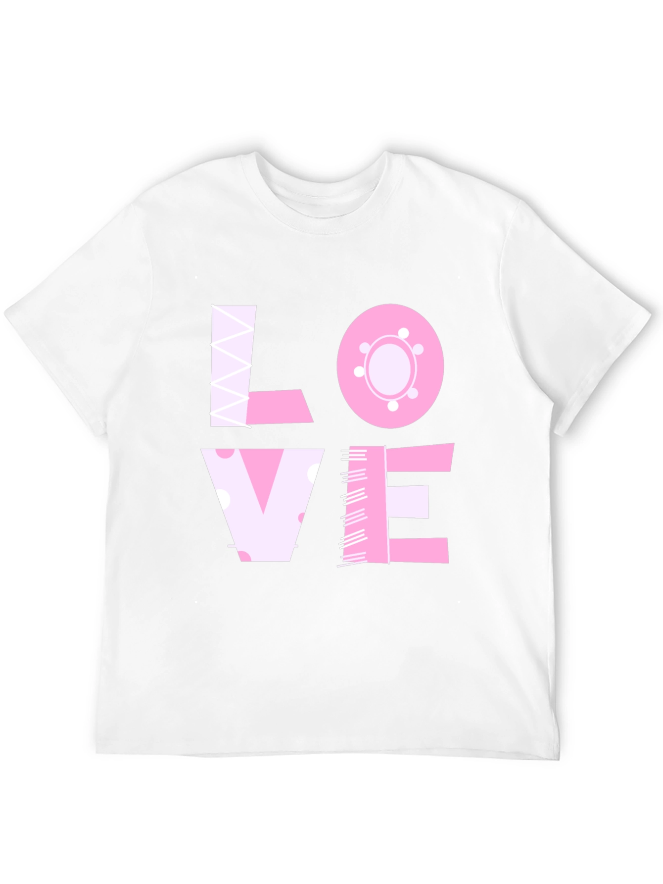 LOVE Graphic Black Crew Neck T-Shirt