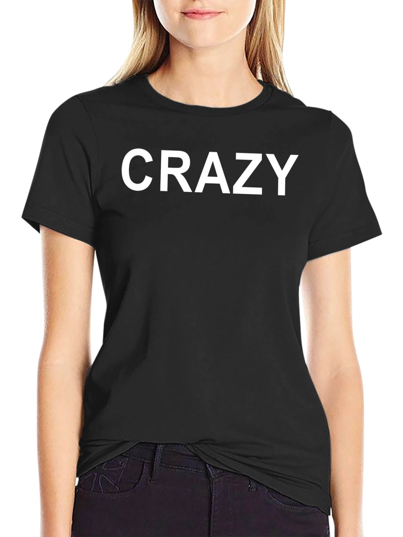 Crazy Graphic Tee - Bold Statement T-Shirt