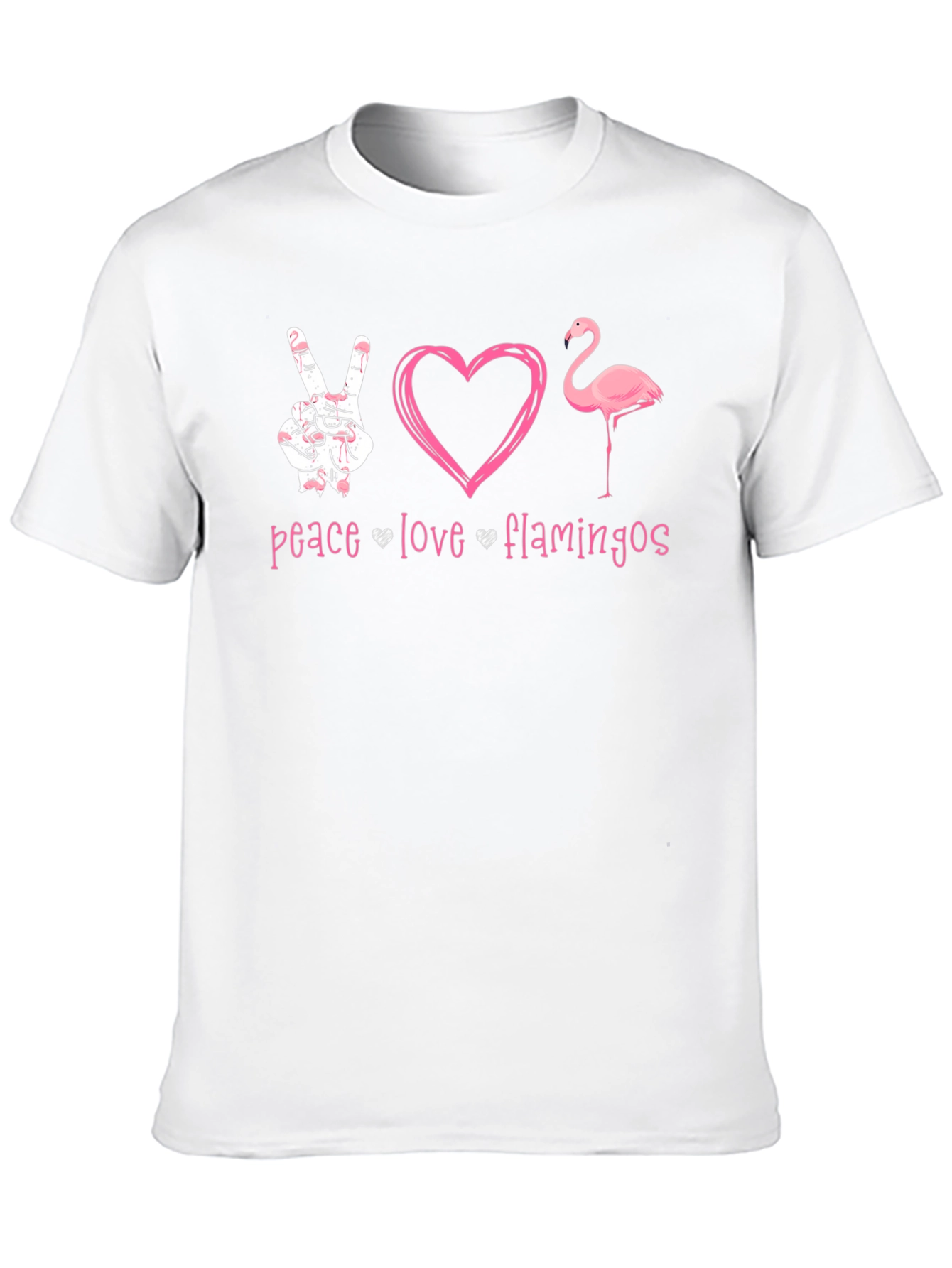 Peace Love Flamingos T-Shirt