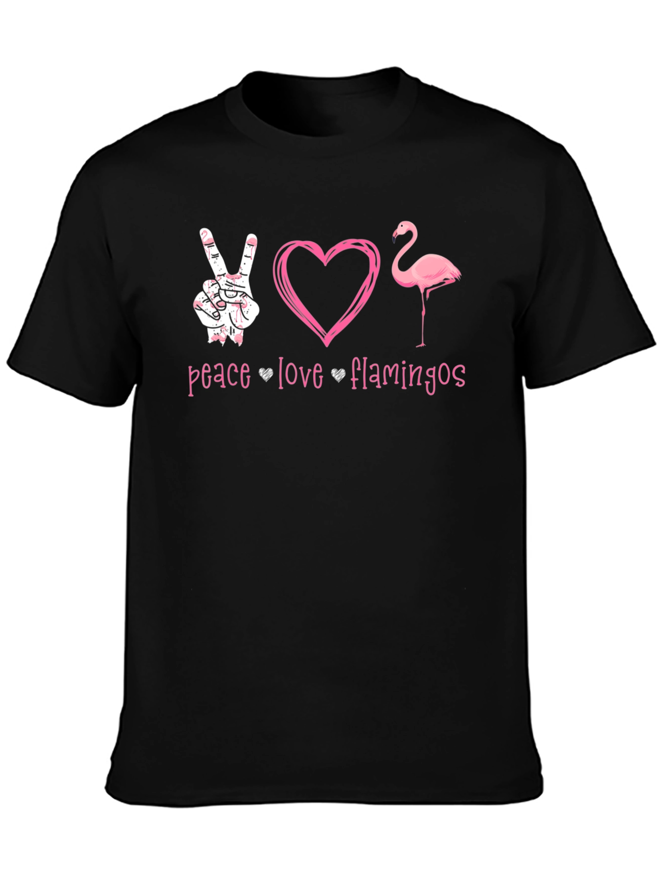 Peace Love Flamingos T-Shirt