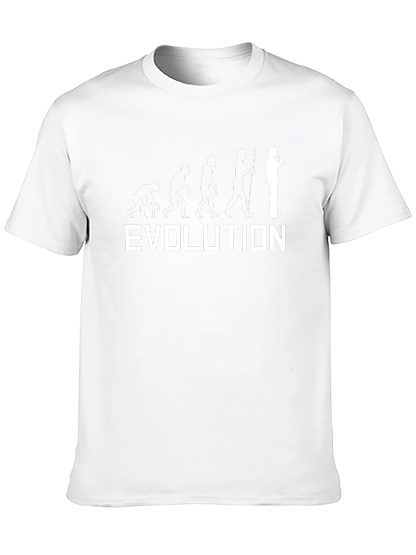 Evolution Mens Black Graphic T-Shirt