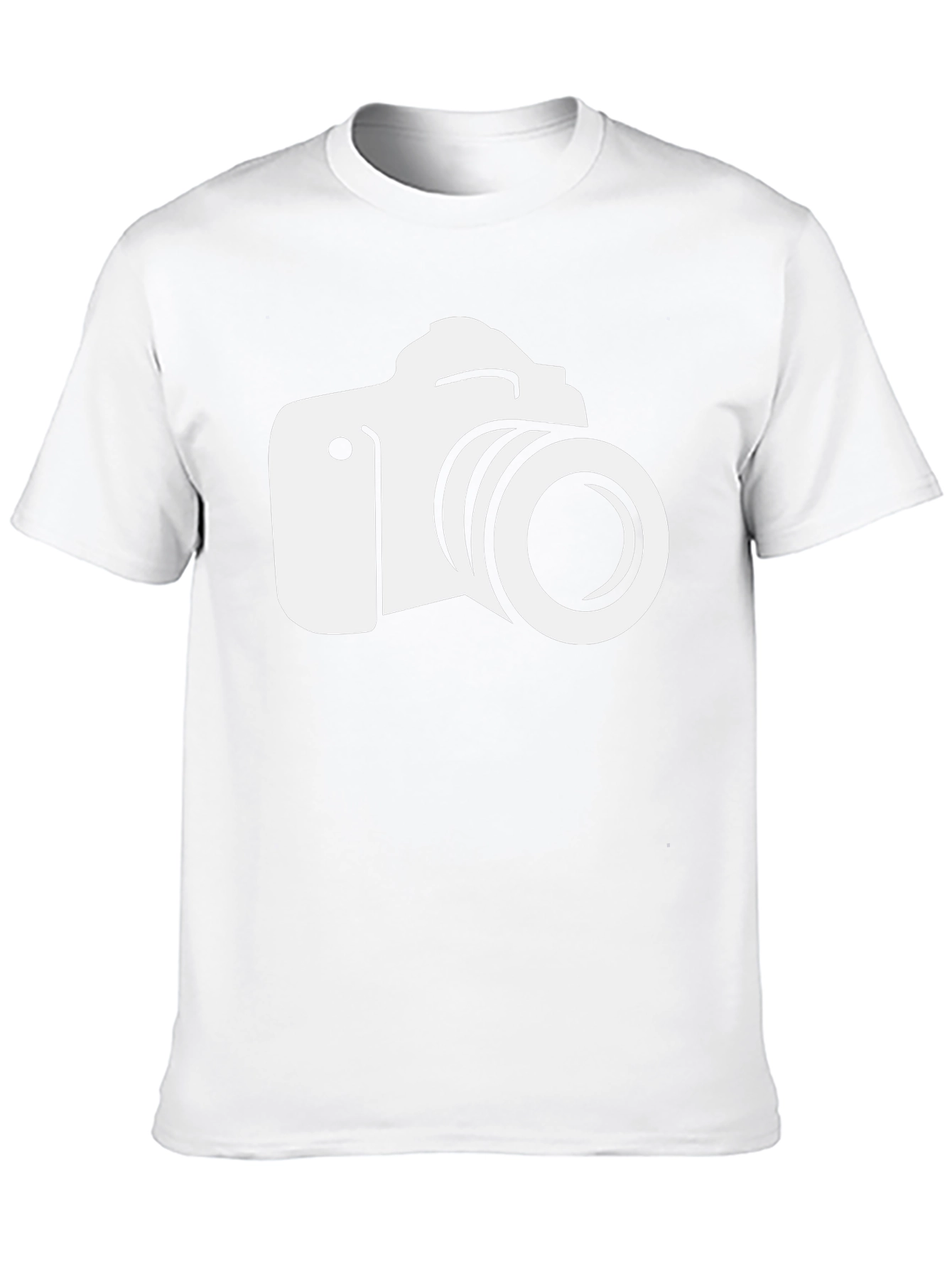 Camera Graphic T-Shirt - Black Cotton Tee