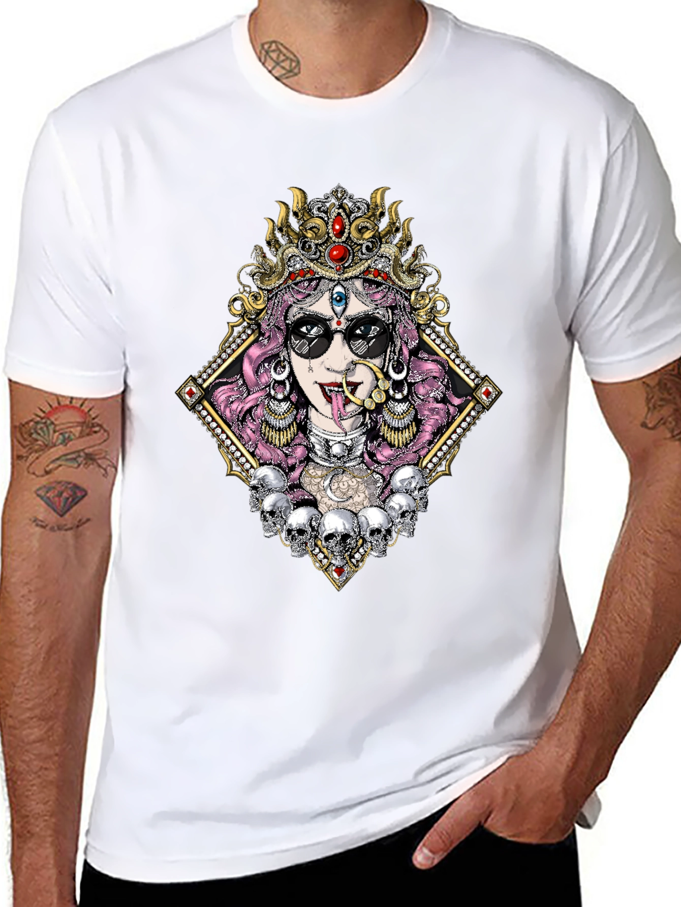 Kali T-Shirt with Skull Design