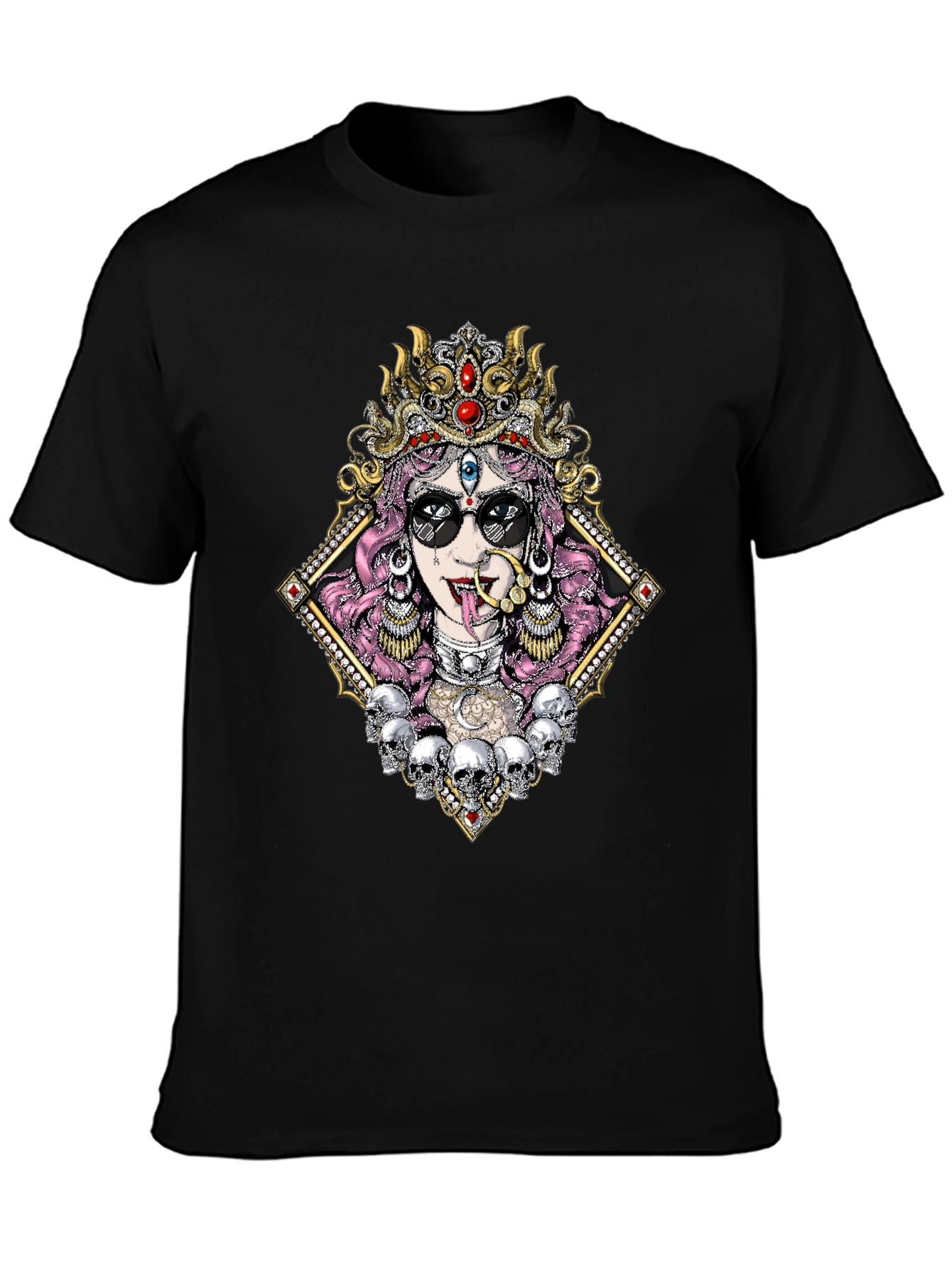 Kali T-Shirt with Skull Design