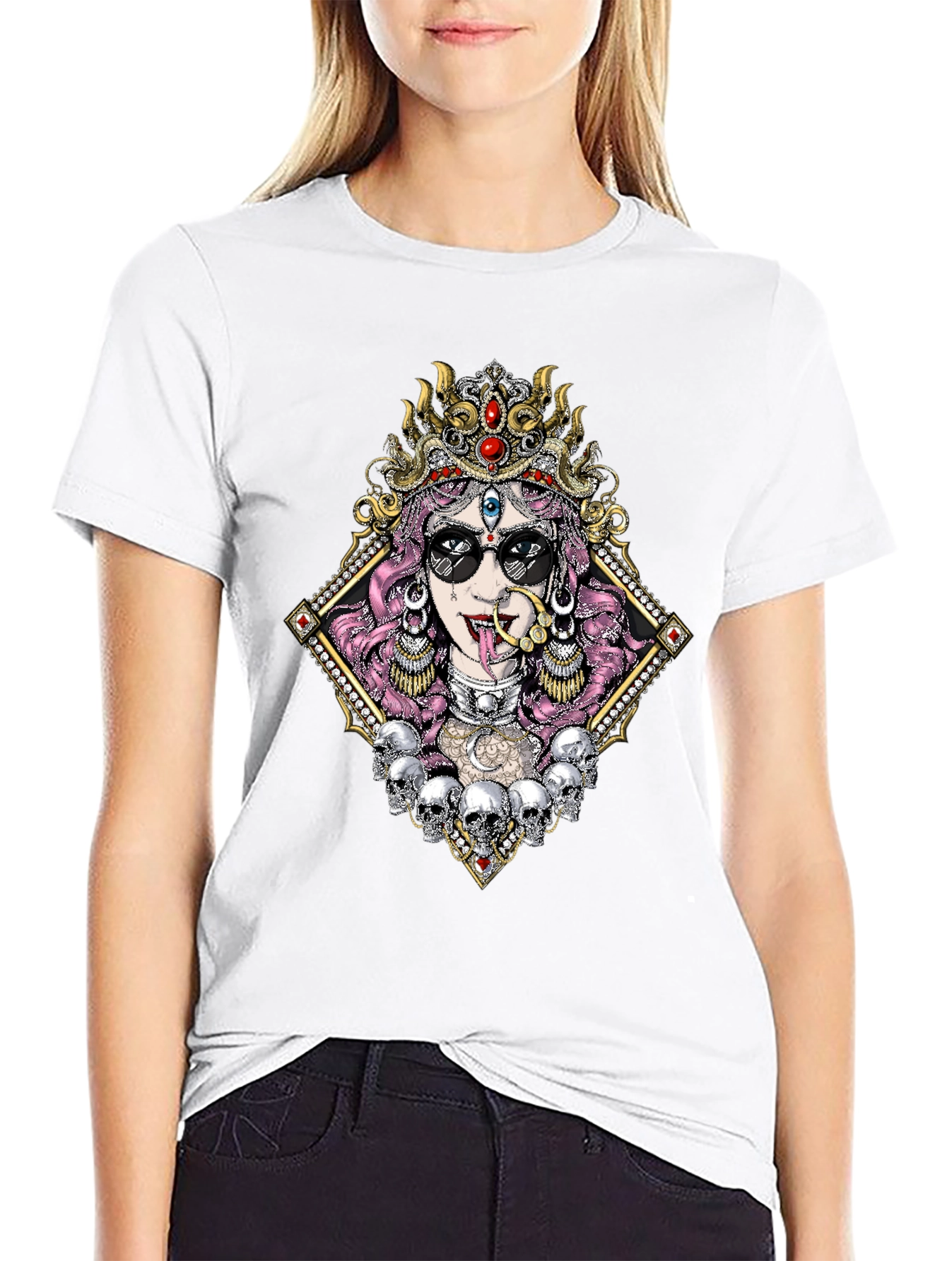 Kali T-Shirt with Skull Design