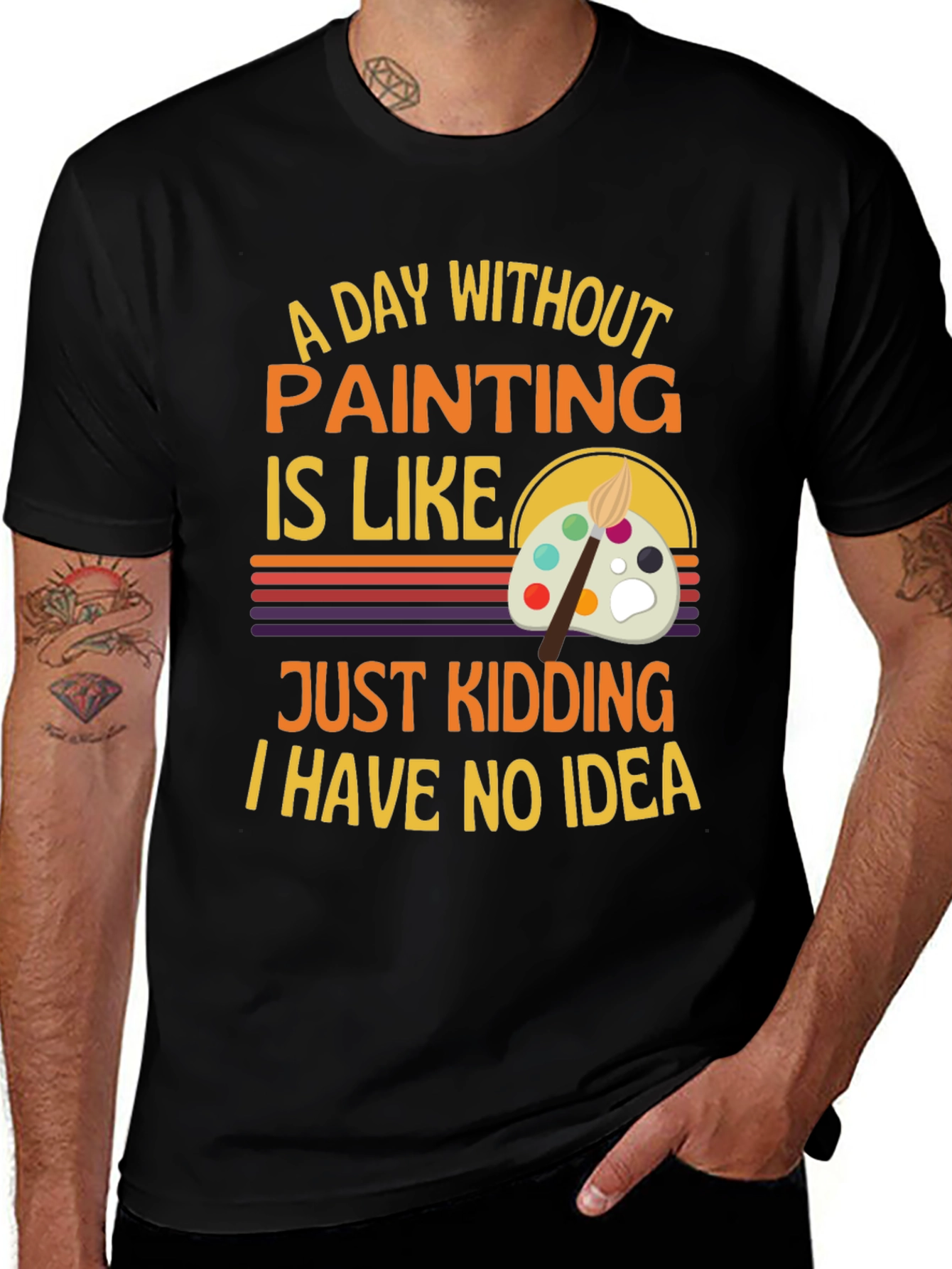 Funny Painting Artist T-Shirt - I Have No Idea