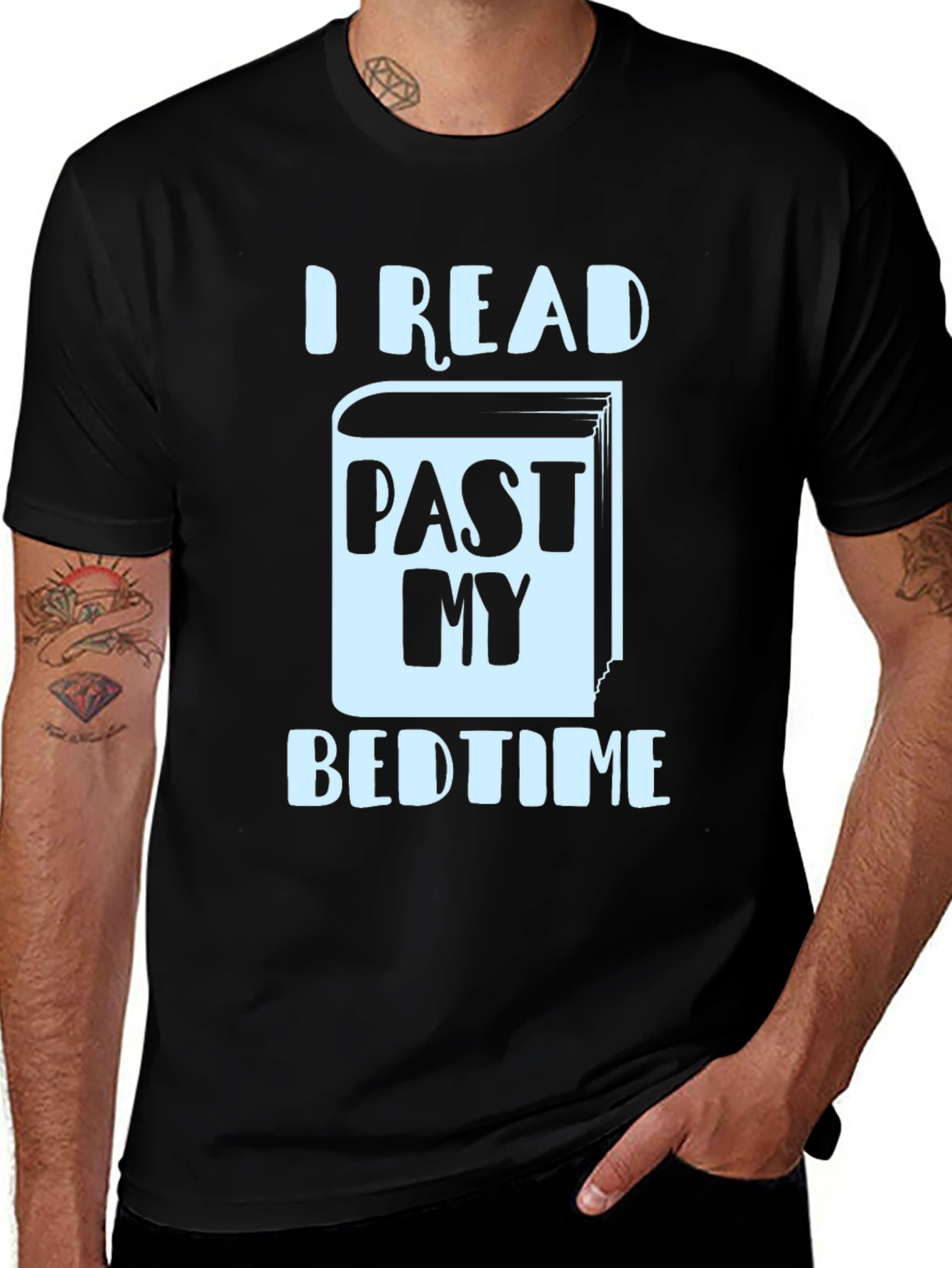 I Read Past My Bedtime Novelty T-Shirt