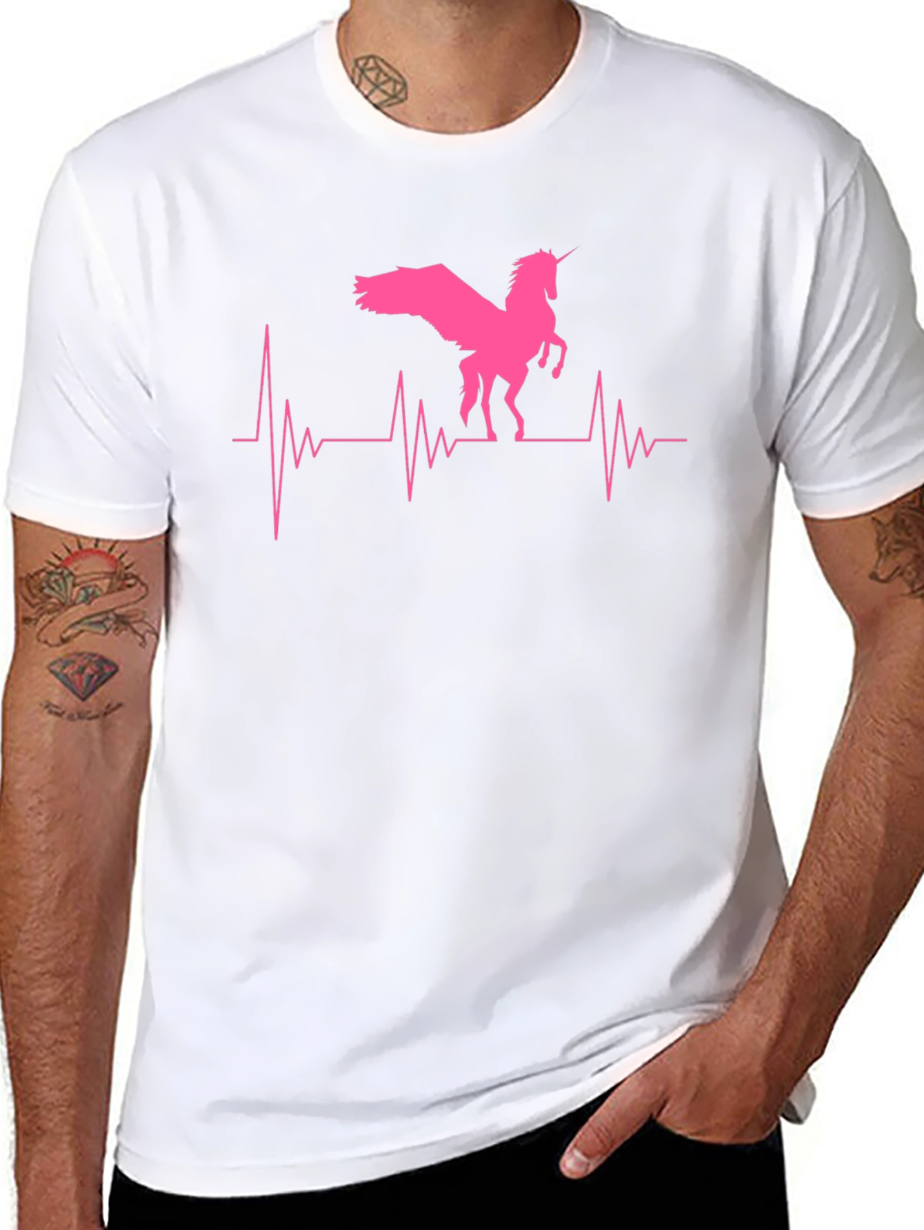 Unicorn Heartbeat Graphic Tee