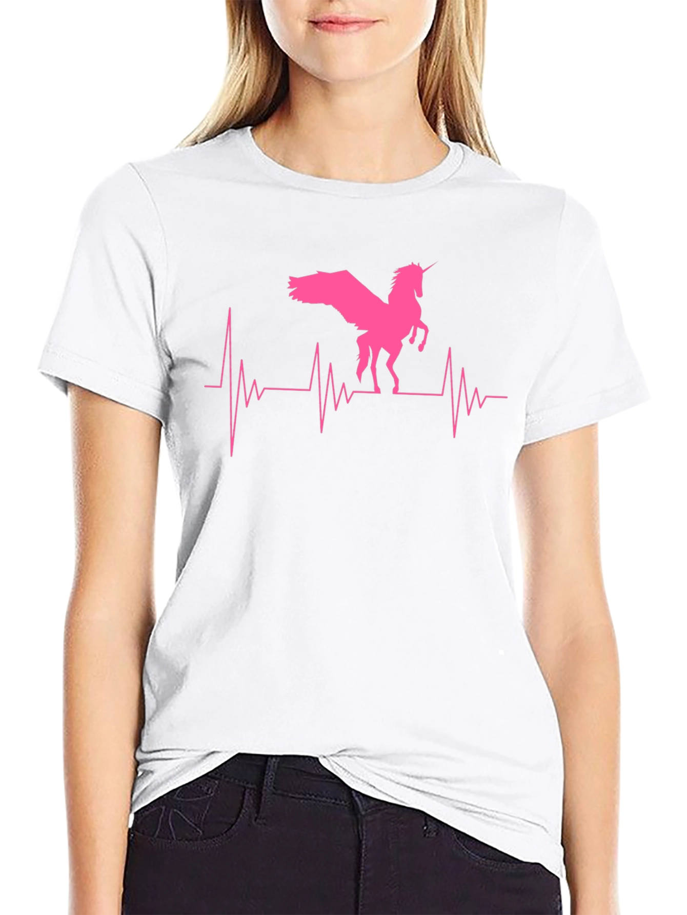 Unicorn Heartbeat Graphic Tee