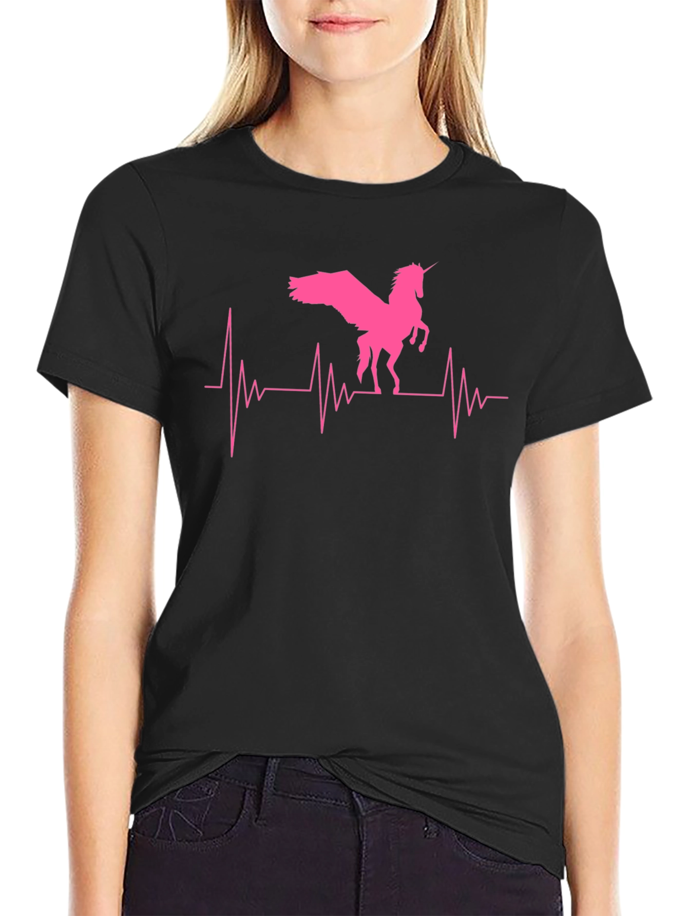 Unicorn Heartbeat Graphic Tee