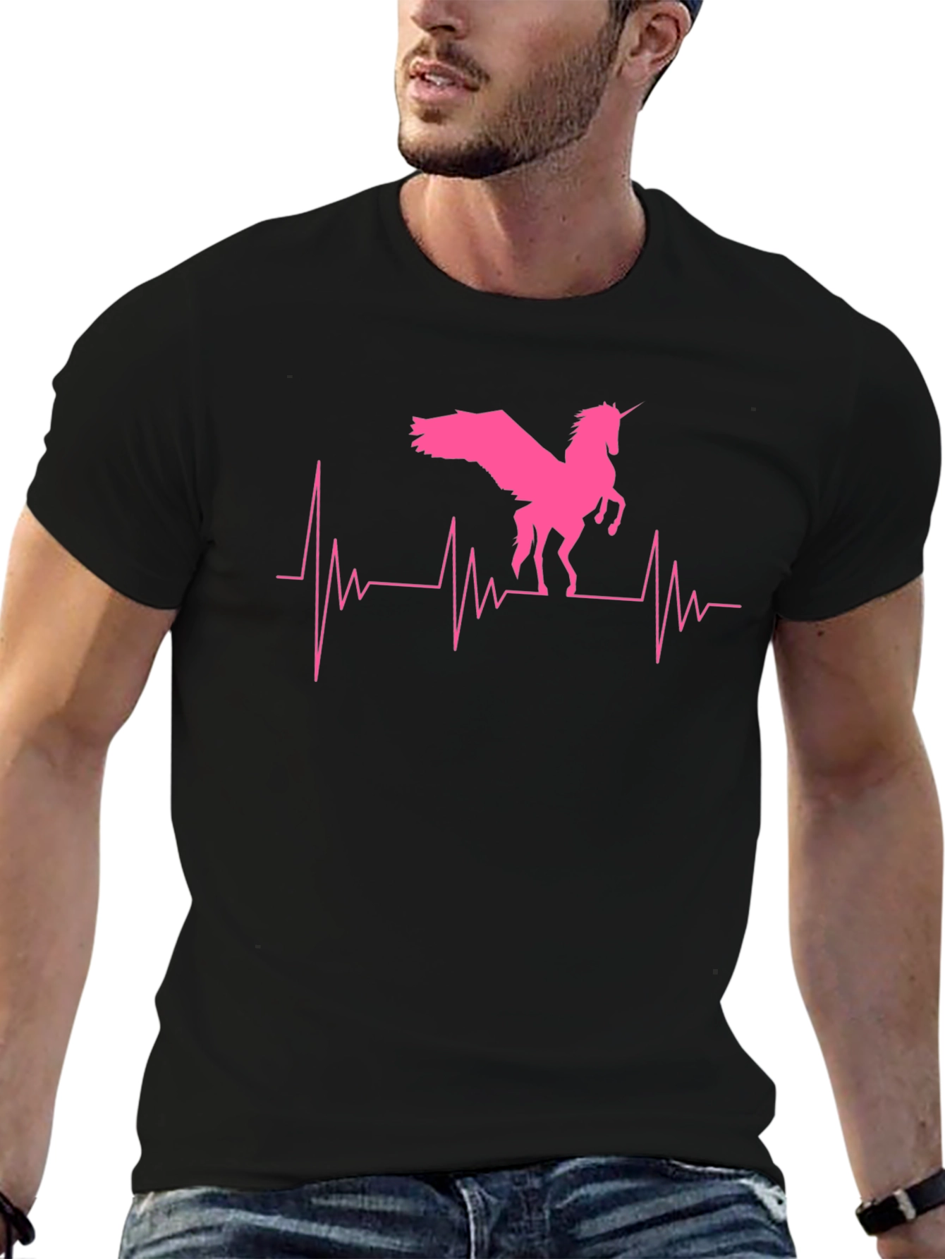 Unicorn Heartbeat Graphic Tee