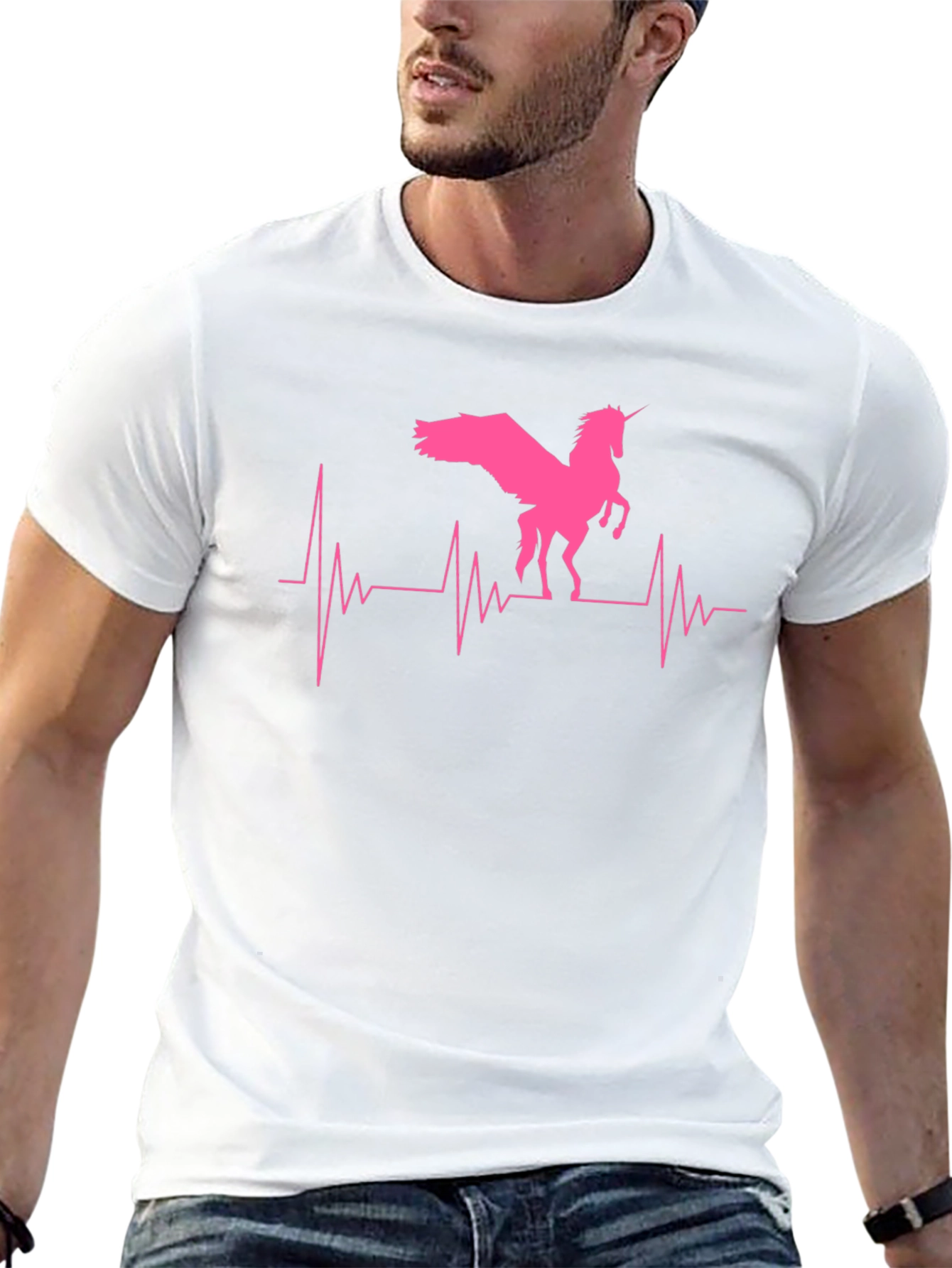Unicorn Heartbeat Graphic Tee