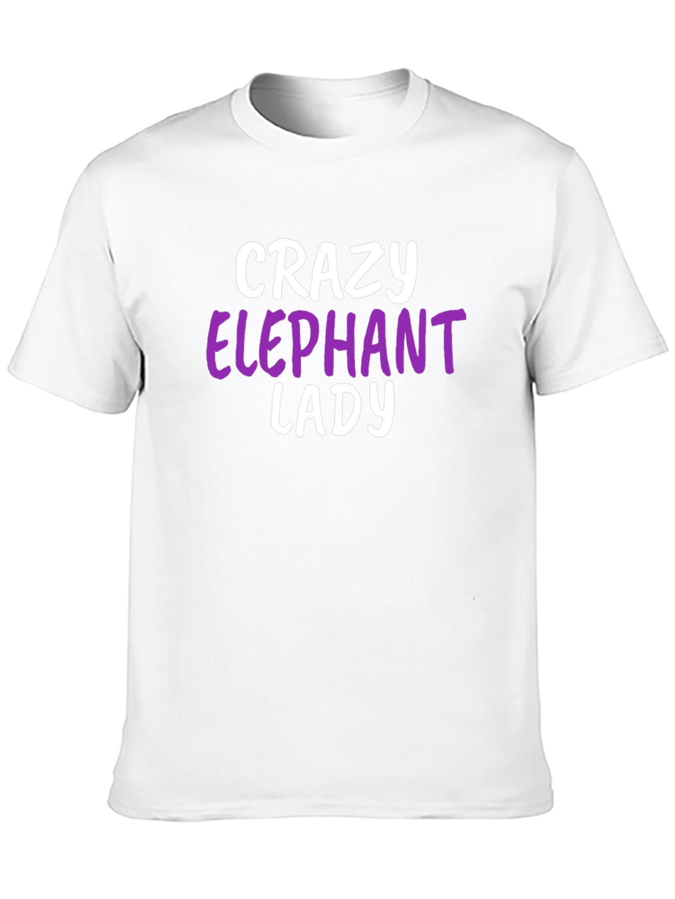 Crazy Elephant Lady T-Shirt - Animal Lover Tee