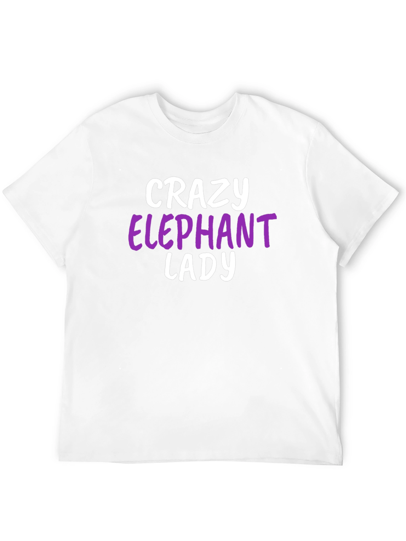 Crazy Elephant Lady T-Shirt - Animal Lover Tee