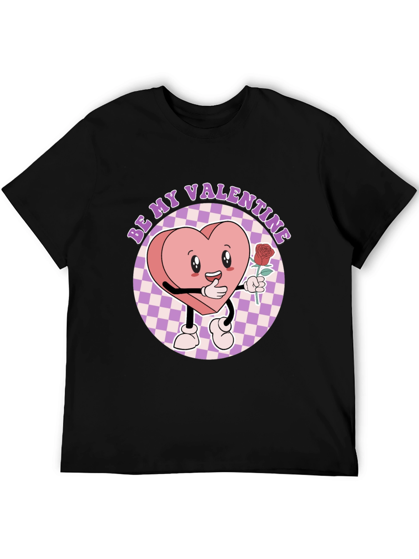 Be My Valentine Heart Graphic Tee
