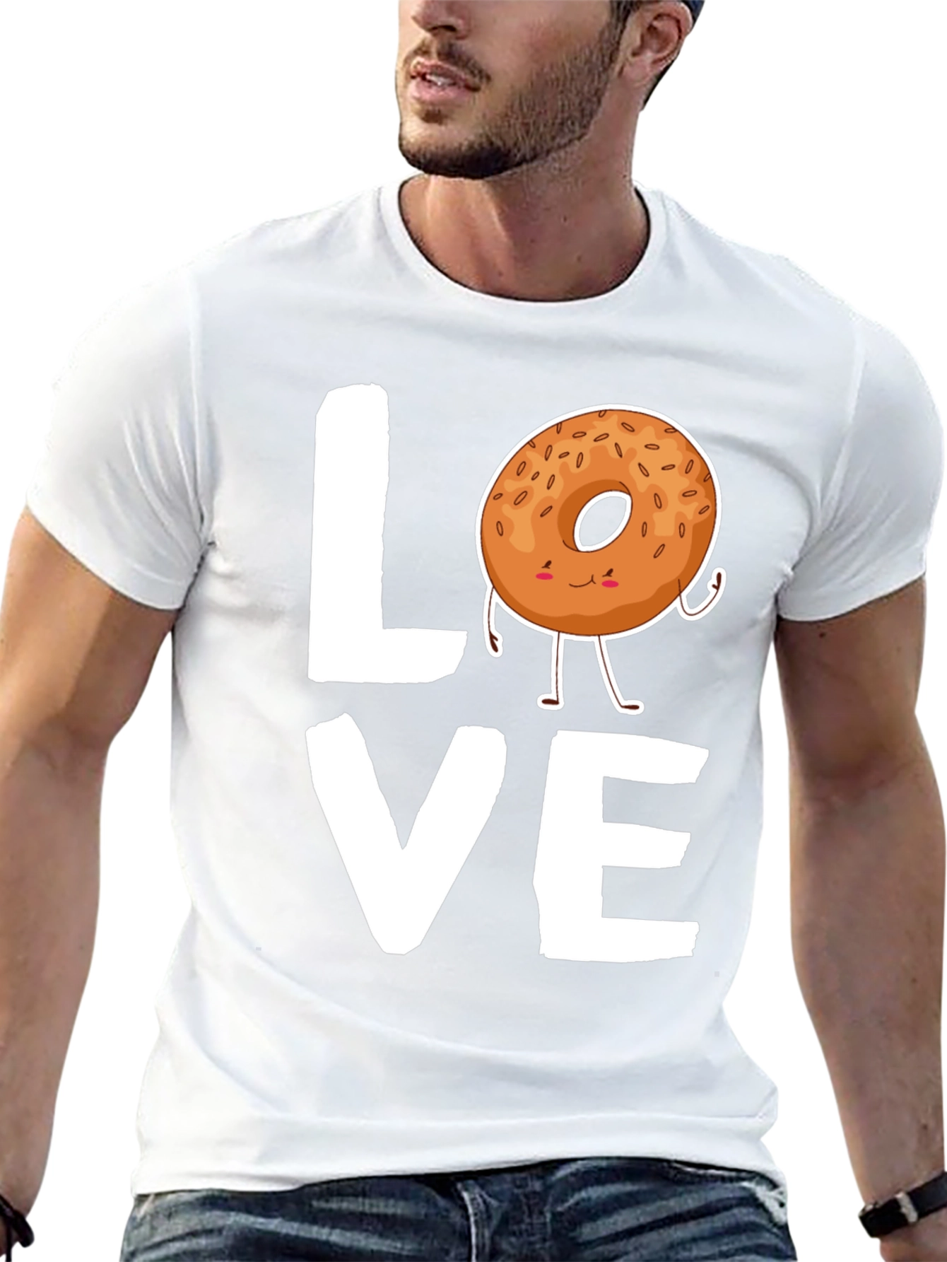 LOVE Donut T-Shirt - Sweet and Funny