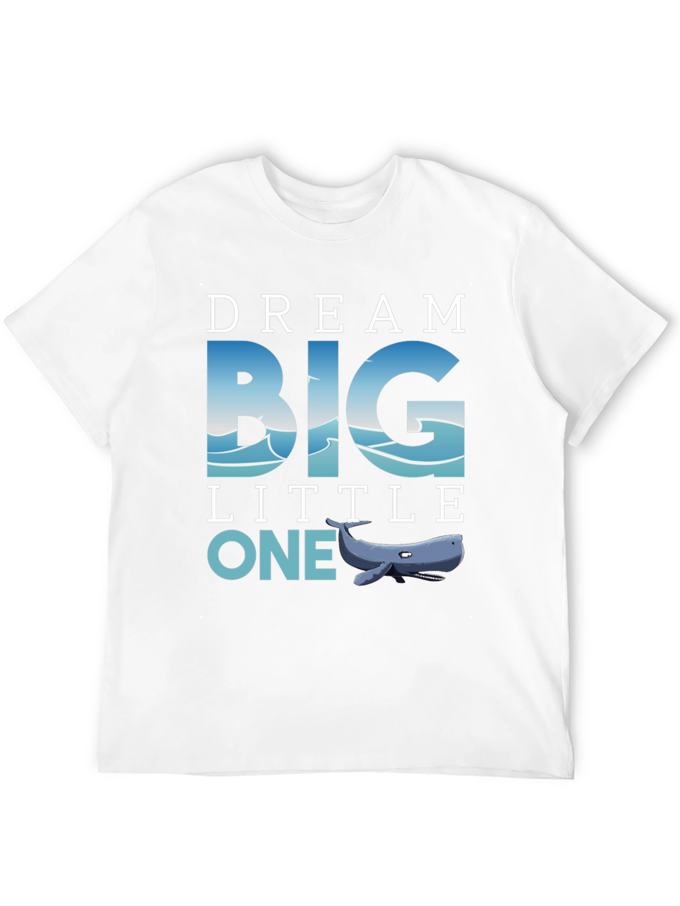 Dream Big Little One Whale Graphic Tee