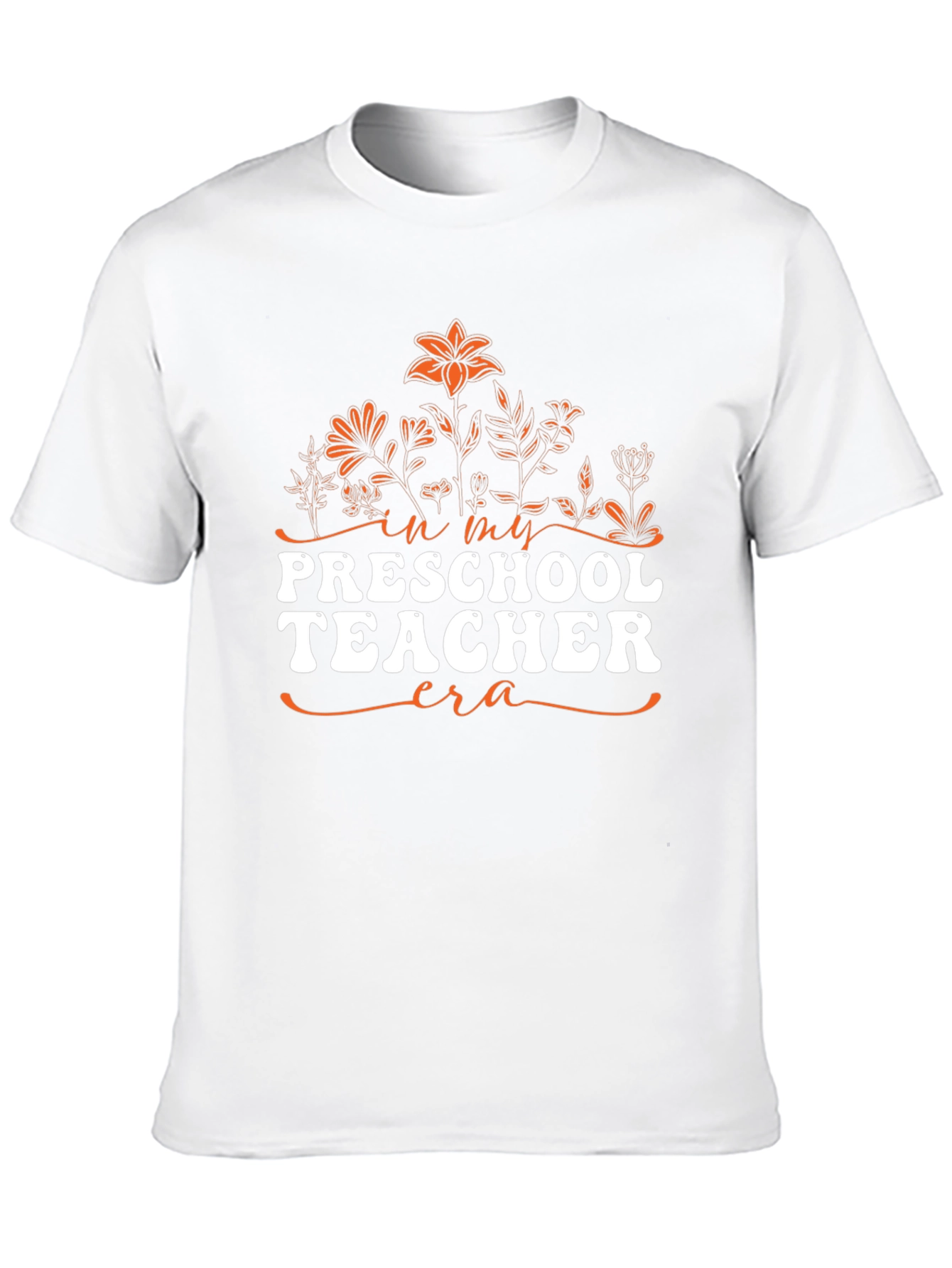 Preschool Teacher Era Graphic T-Shirt