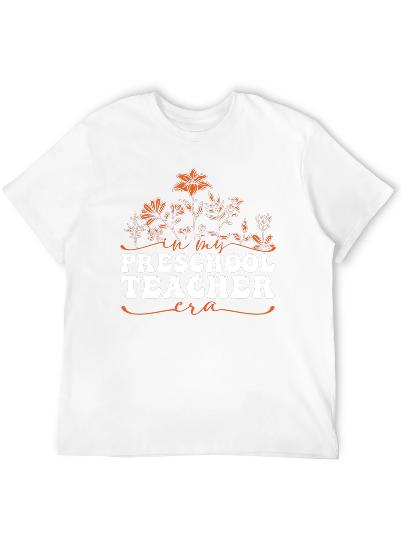 Preschool Teacher Era Graphic T-Shirt
