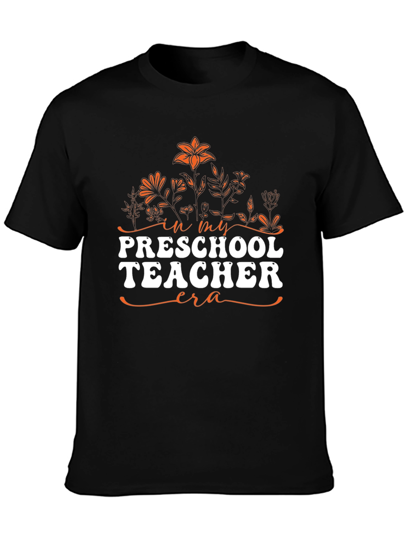 Preschool Teacher Era Graphic T-Shirt