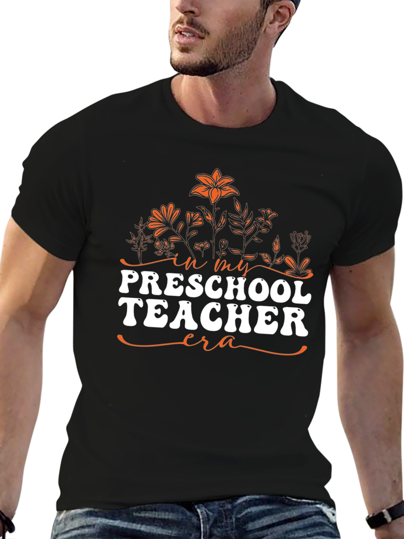 Preschool Teacher Era Graphic T-Shirt
