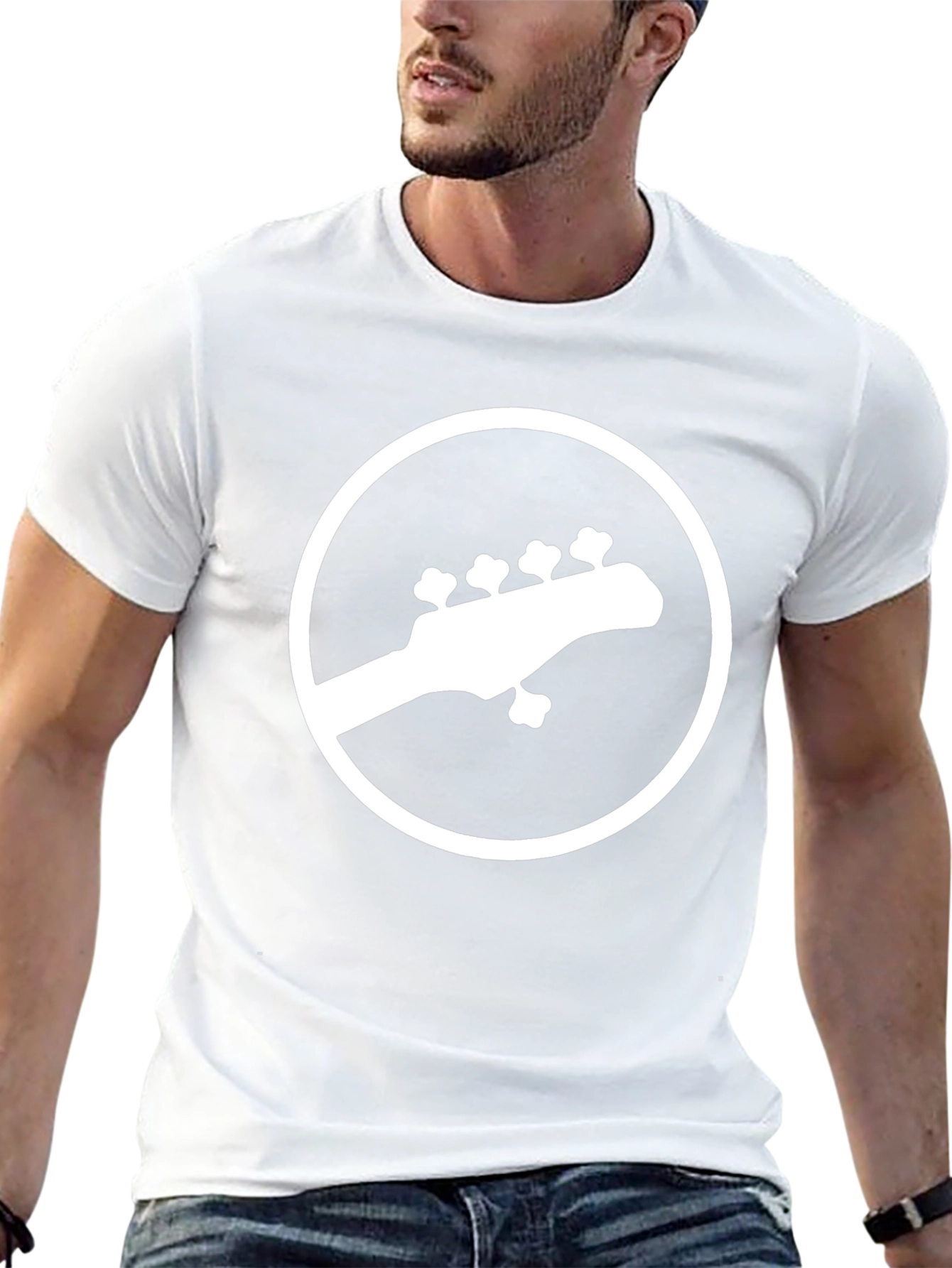Bass Guitar Headstock T-Shirt